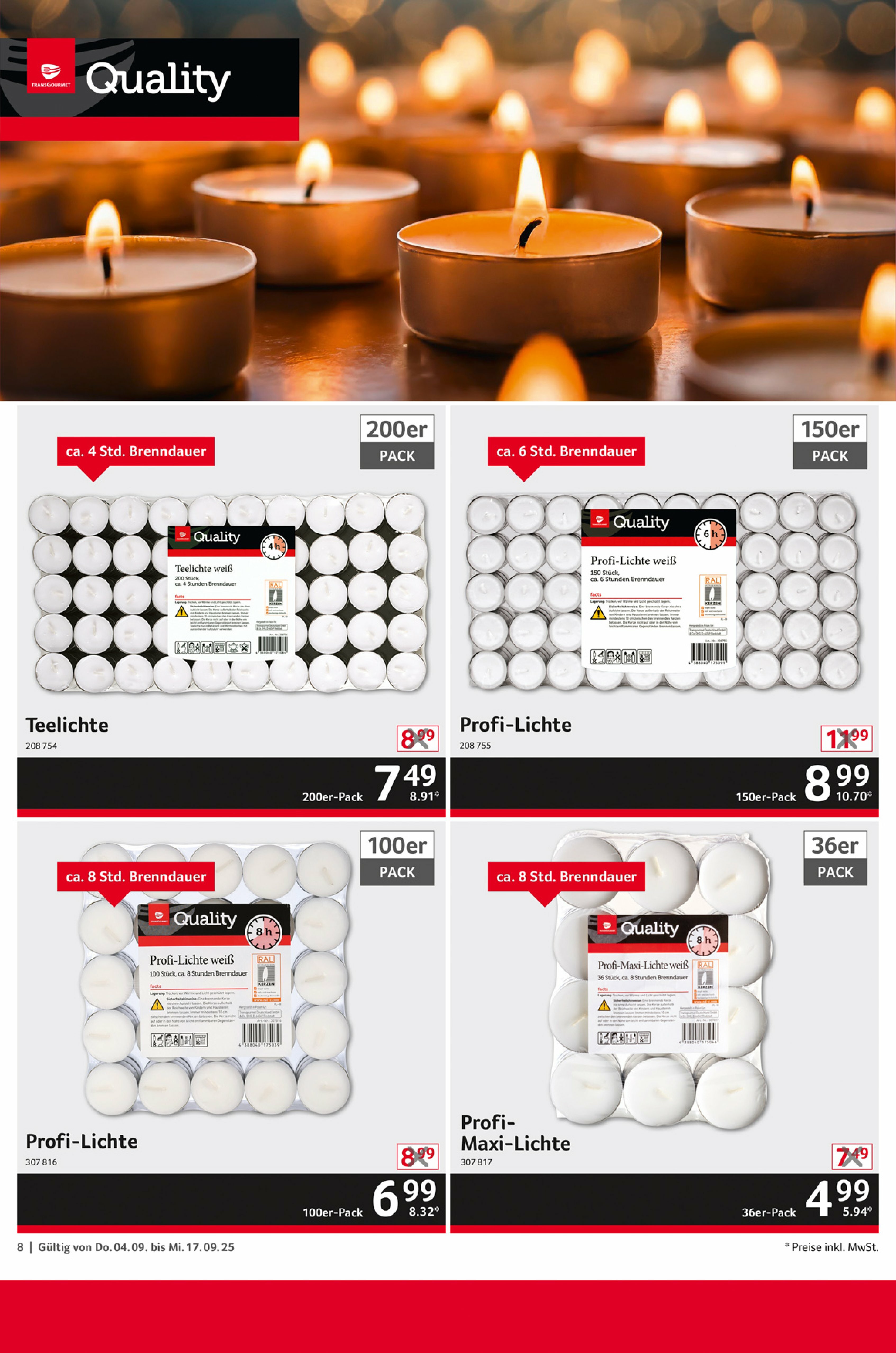 selgros - Selgros - Gastro-Prospekt gültig vom 04.09. bis 17.09. - page: 8