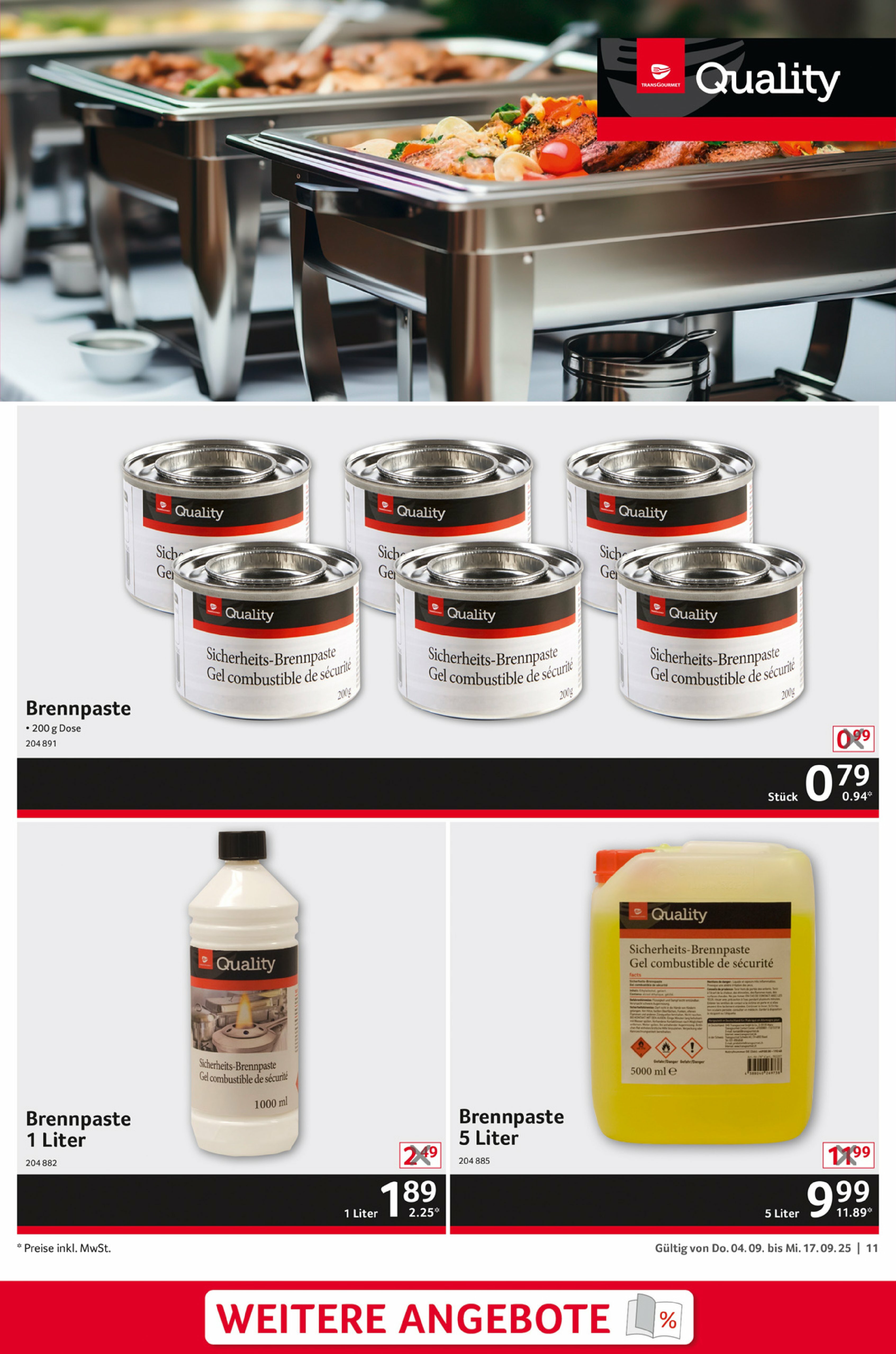 selgros - Selgros - Gastro-Prospekt gültig vom 04.09. bis 17.09. - page: 11