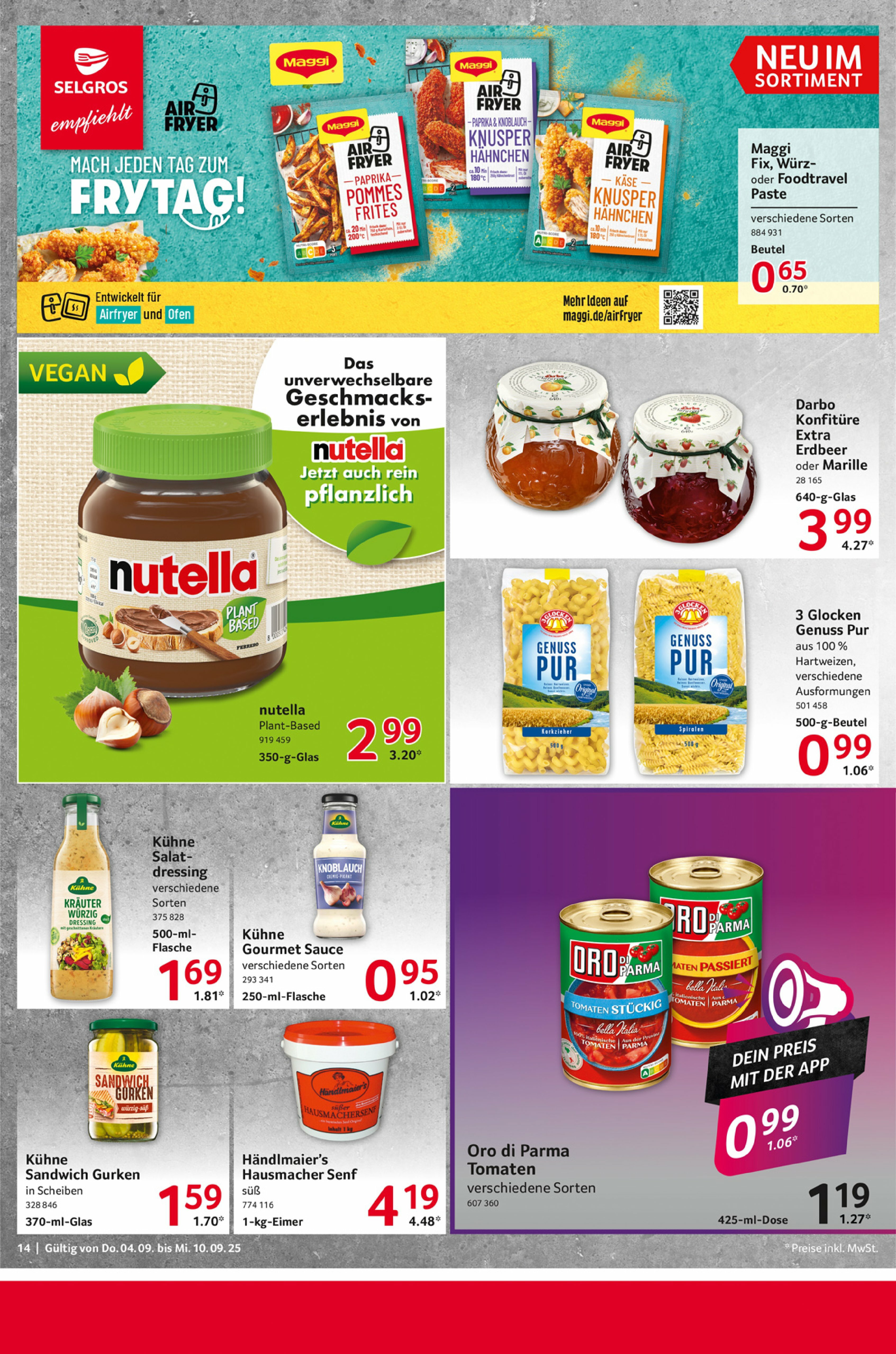selgros - Selgros - Food-Prospekt gültig vom 04.09. bis 10.09. - page: 14