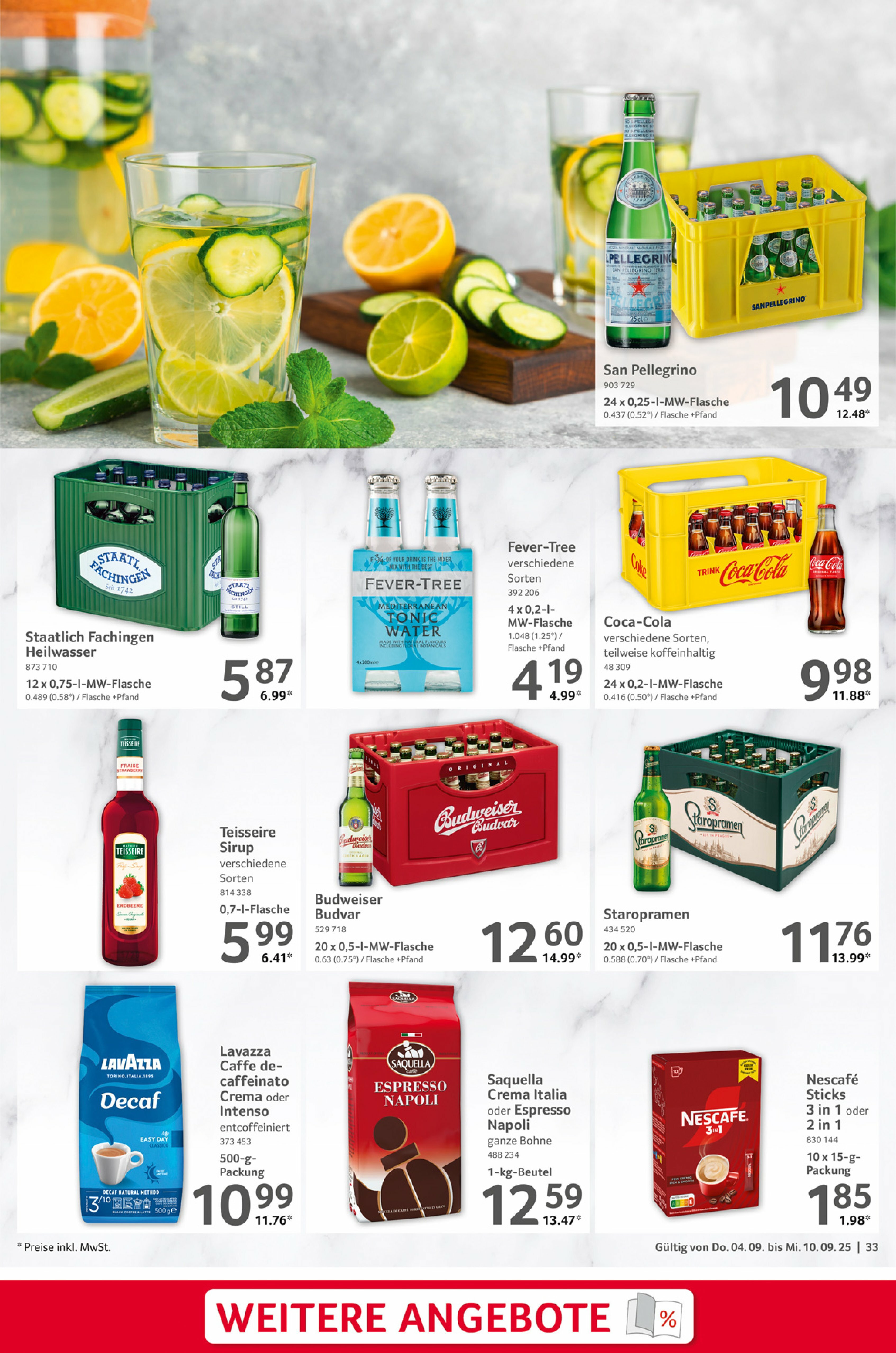 selgros - Selgros - Food-Prospekt gültig vom 04.09. bis 10.09. - page: 33