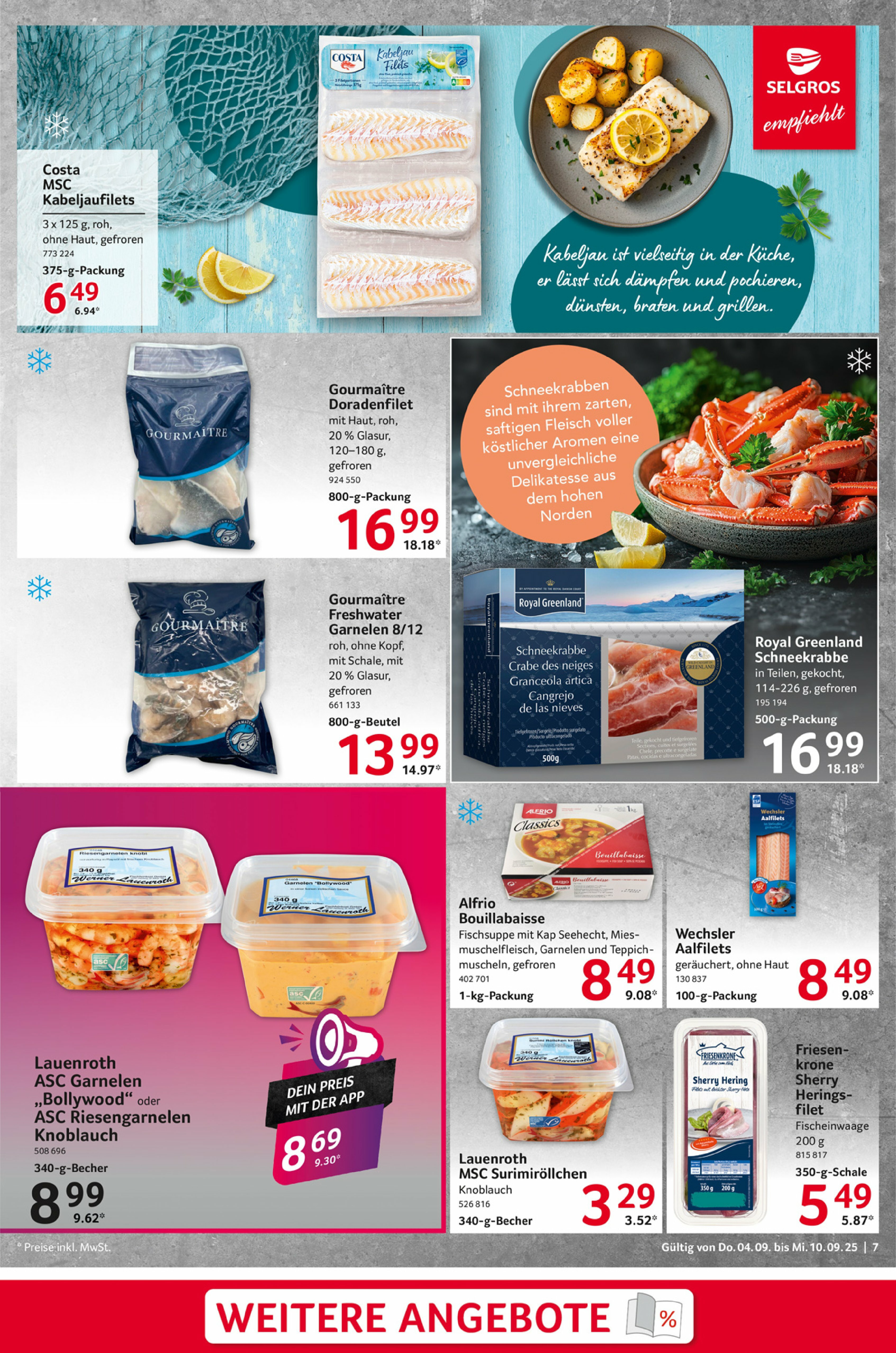 selgros - Selgros - Food-Prospekt gültig vom 04.09. bis 10.09. - page: 7