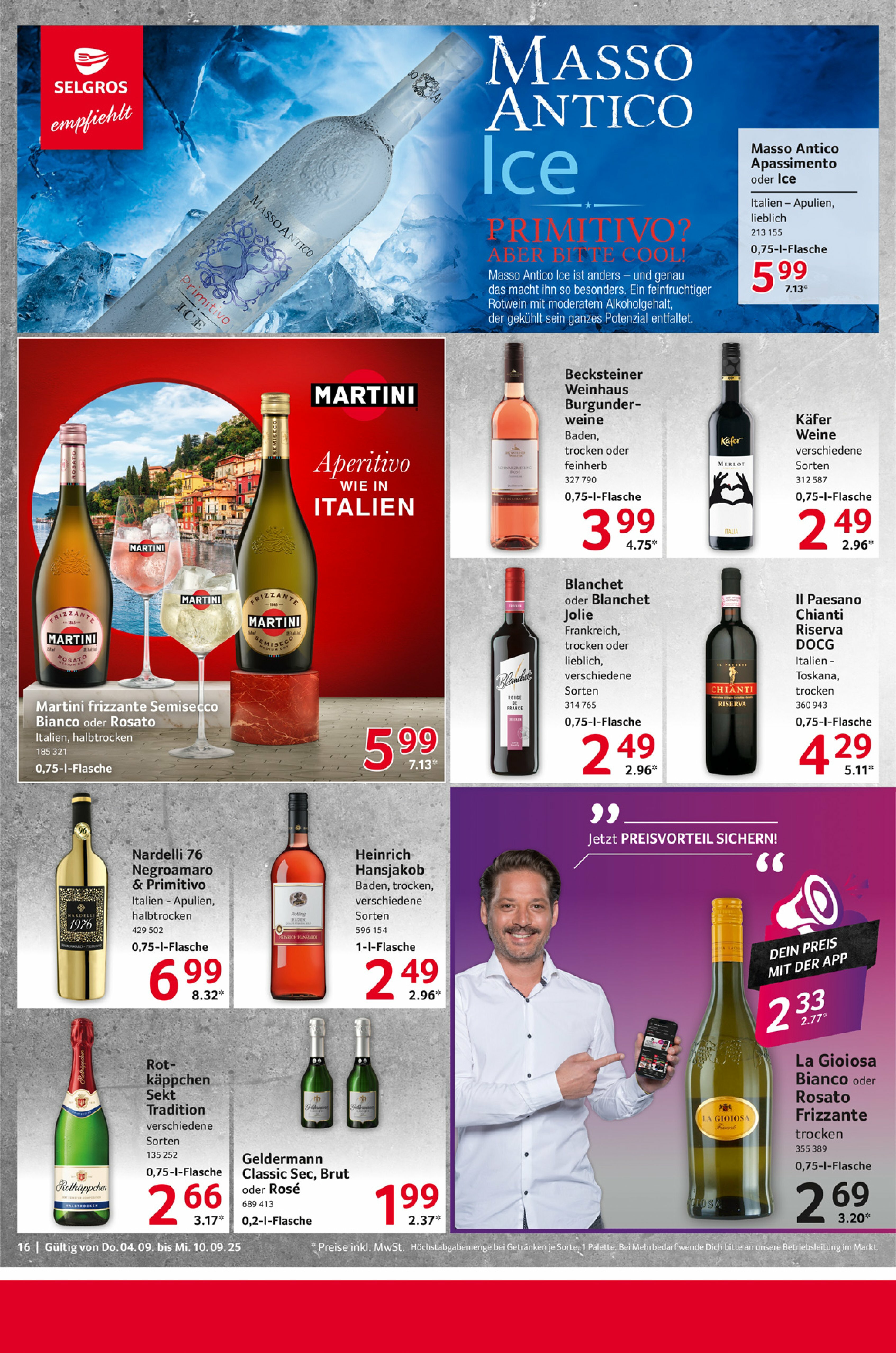 selgros - Selgros - Food-Prospekt gültig vom 04.09. bis 10.09. - page: 16