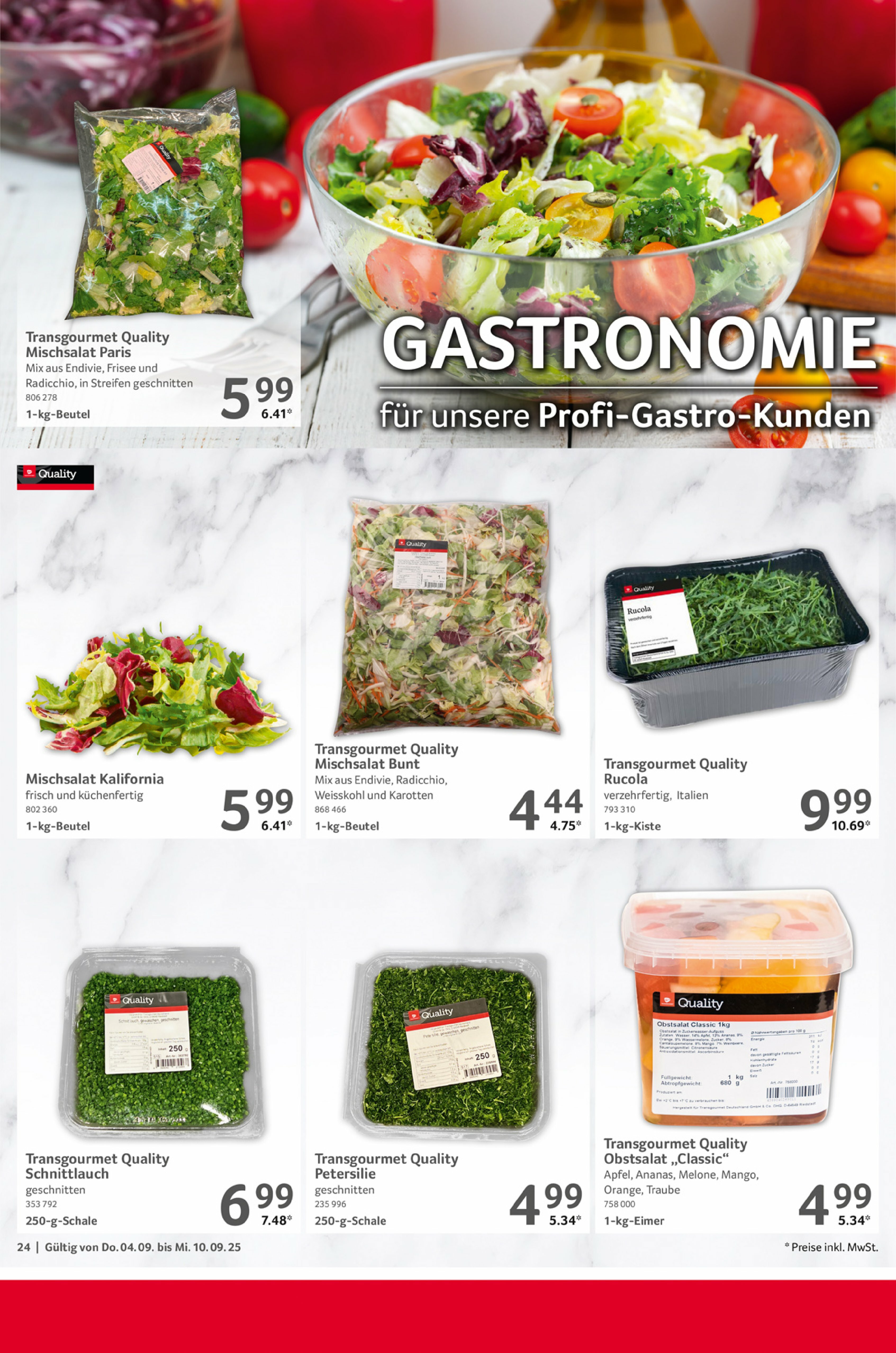 selgros - Selgros - Food-Prospekt gültig vom 04.09. bis 10.09. - page: 24