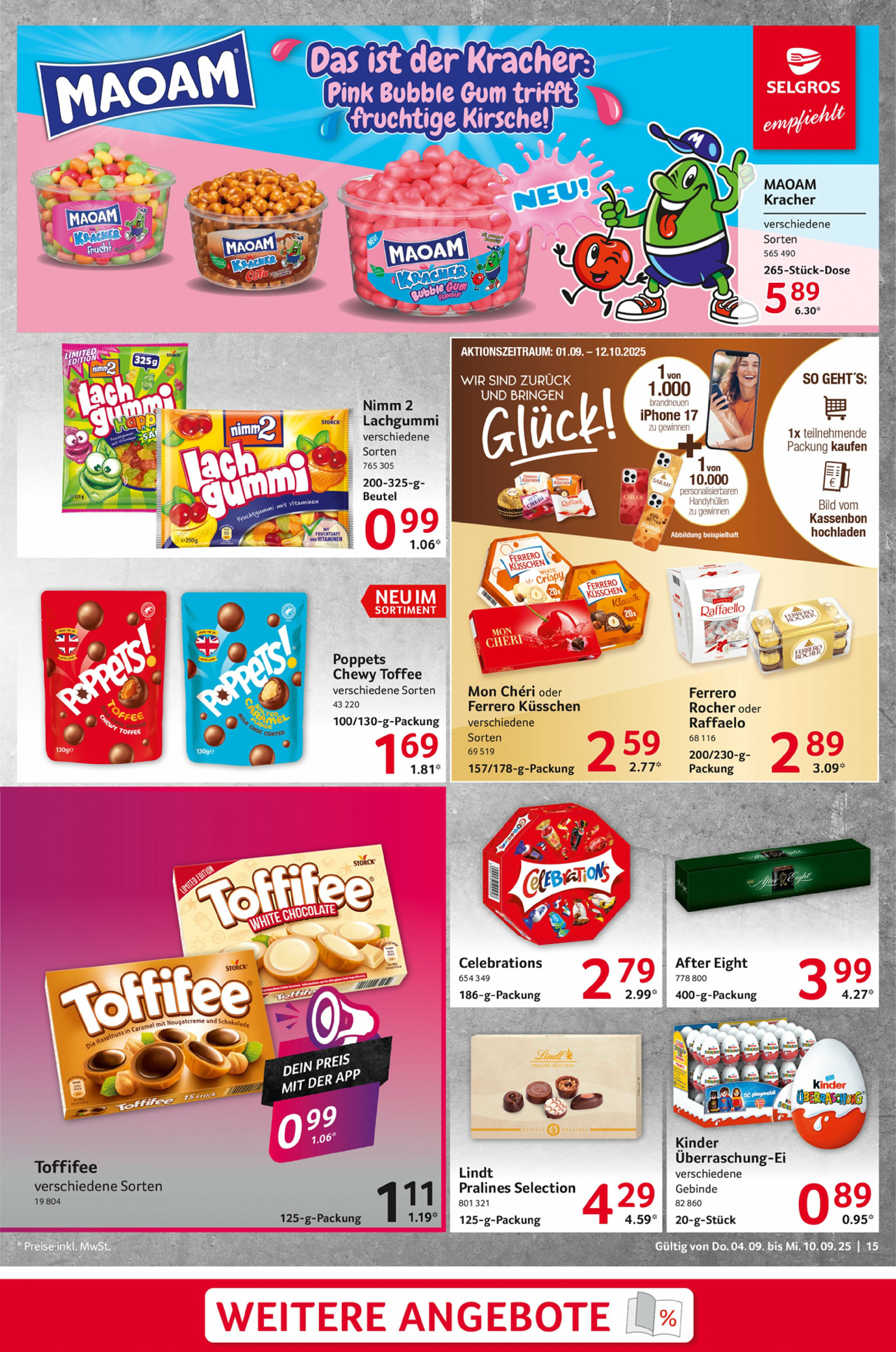 selgros - Selgros - Food-Prospekt gültig vom 04.09. bis 10.09. - page: 15