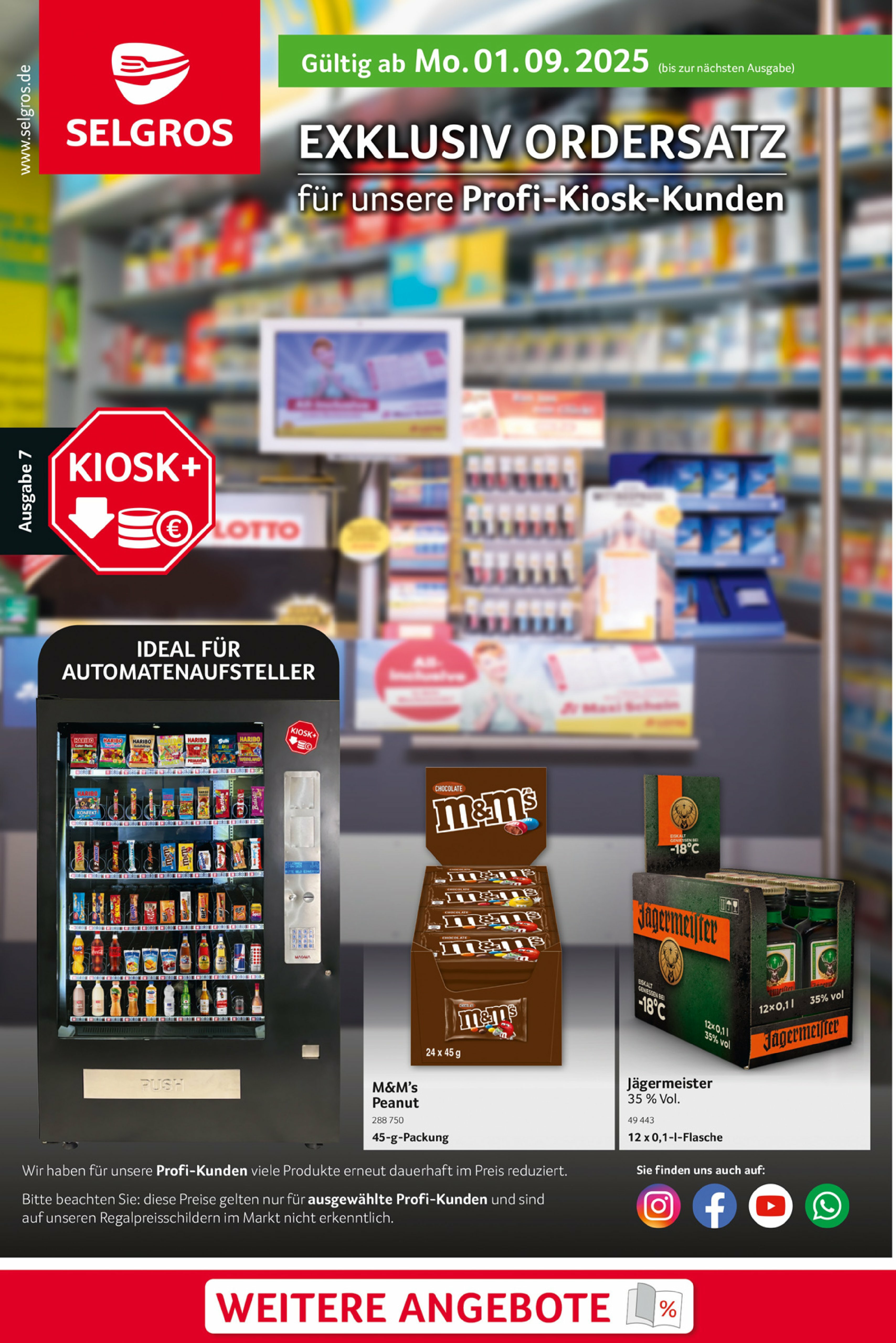 selgros - Selgros - Ordersatz-Prospekt gültig vom 01.09. bis 30.09. - page: 1