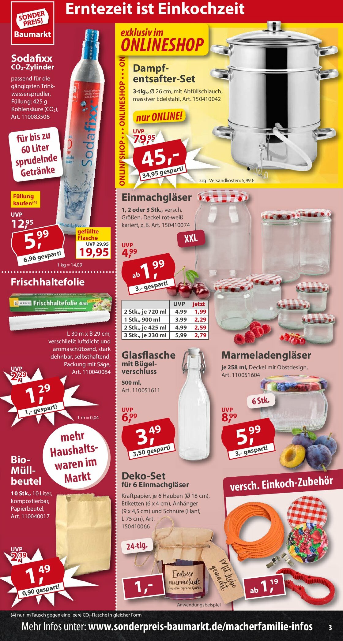 sonderpreis-baumarkt - Sonderpreis Baumarkt-Prospekt gültig vom 16.08. bis 22.08. - page: 3