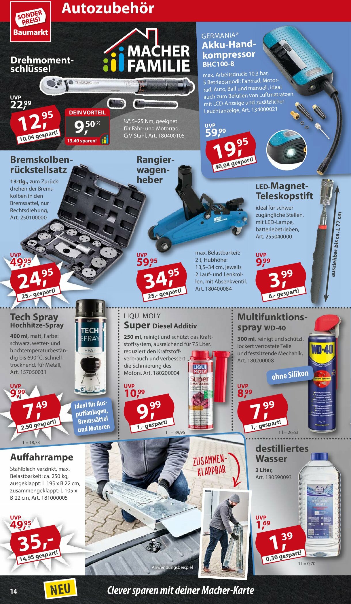 sonderpreis-baumarkt - Sonderpreis Baumarkt-Prospekt gültig vom 16.08. bis 22.08. - page: 14