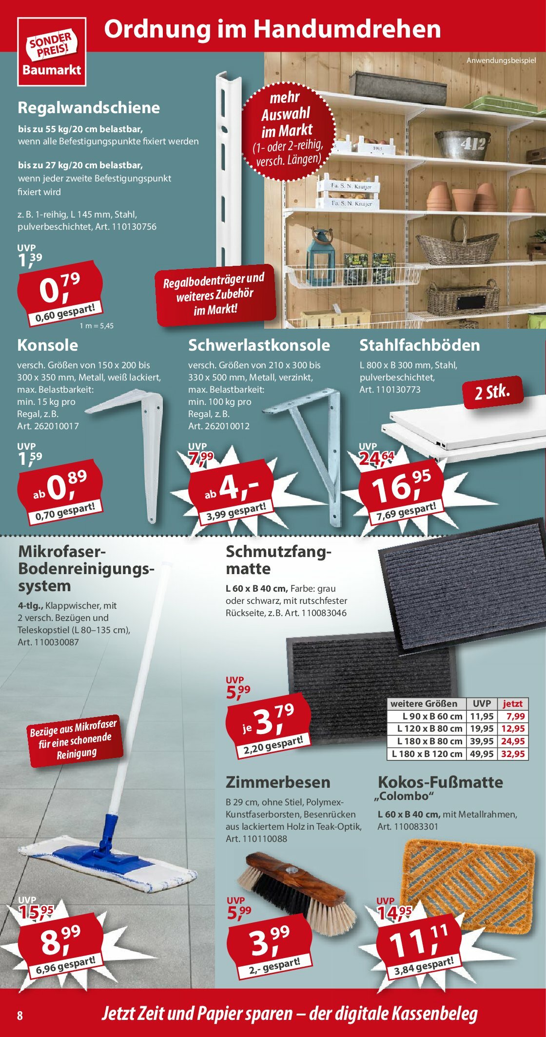 sonderpreis-baumarkt - Sonderpreis Baumarkt-Prospekt gültig vom 30.08. bis 05.09. - page: 8