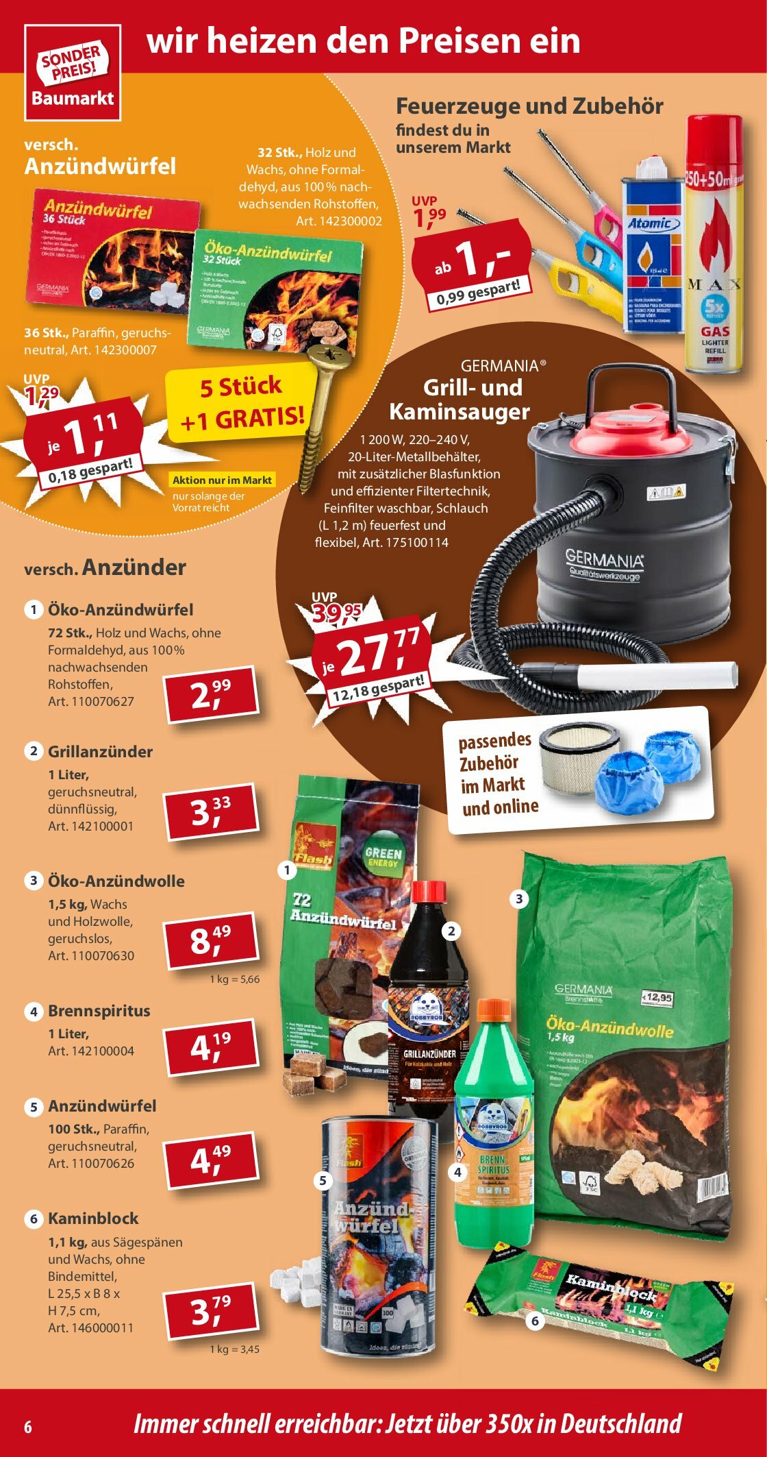 sonderpreis-baumarkt - Sonderpreis Baumarkt-Prospekt gültig vom 30.08. bis 05.09. - page: 6
