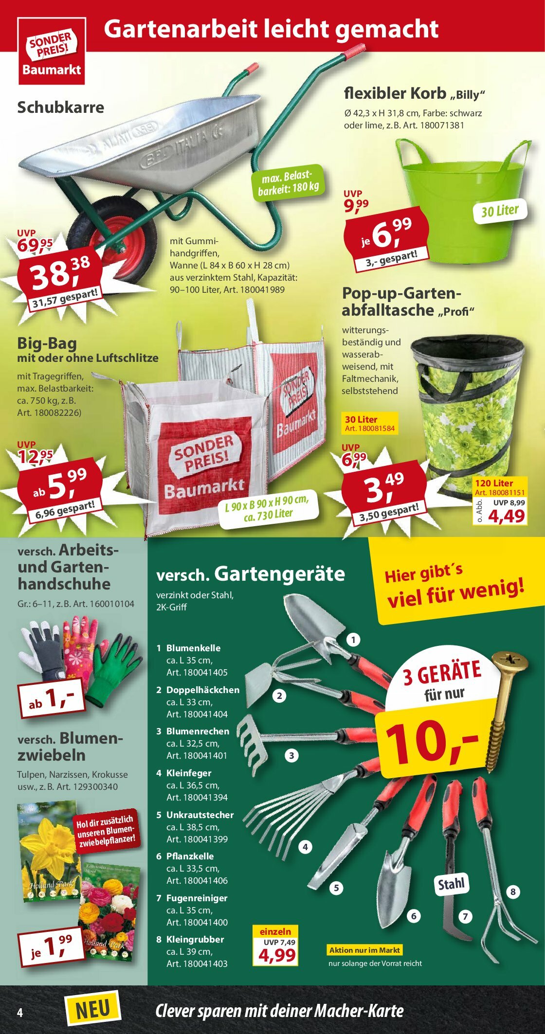 sonderpreis-baumarkt - Sonderpreis Baumarkt-Prospekt gültig vom 30.08. bis 05.09. - page: 4