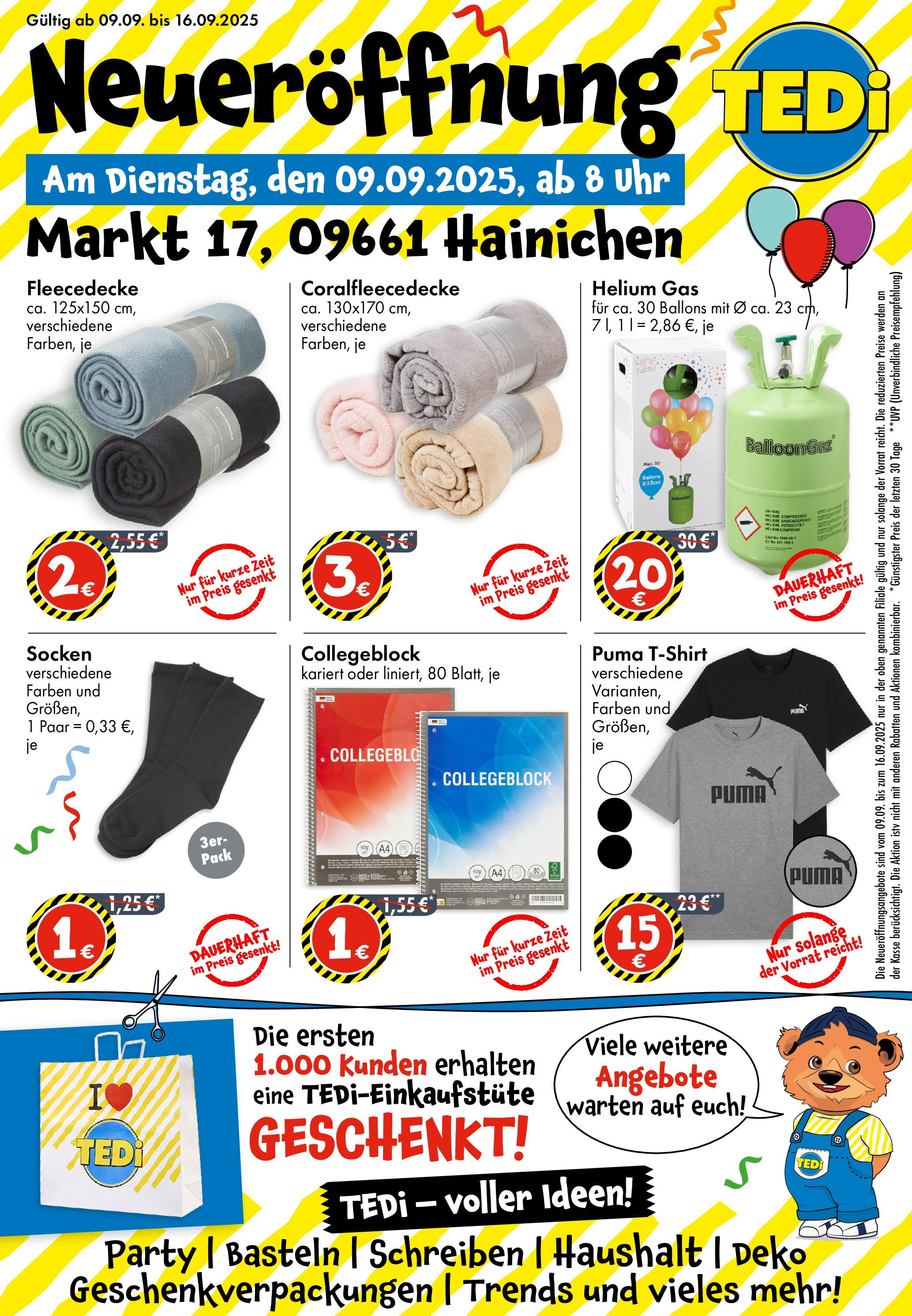 tedi - TEDi - Hainichen-Prospekt gültig vom 09.09. bis 16.09.