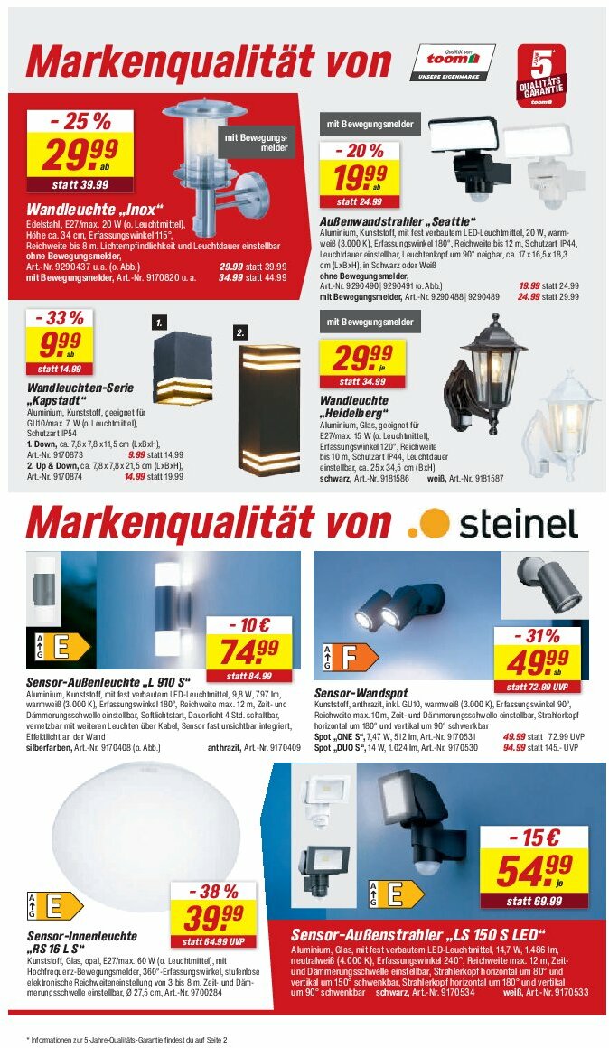 toom - Toom-Prospekt gültig vom 16.08. bis 22.08. - page: 6