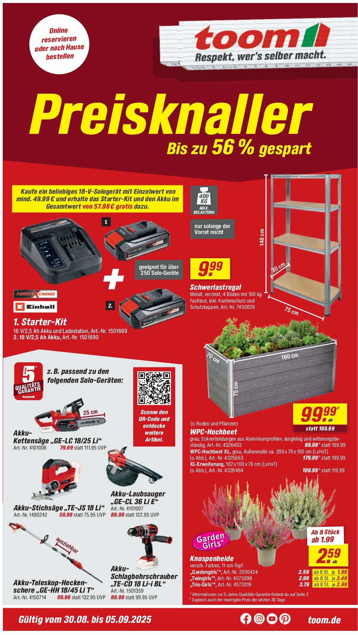 toom - Toom-Prospekt gültig vom 30.08. bis 05.09.