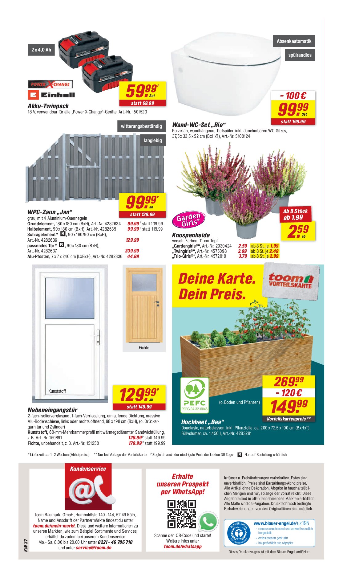 toom - Toom-Prospekt gültig vom 06.09. bis 12.09. - page: 20