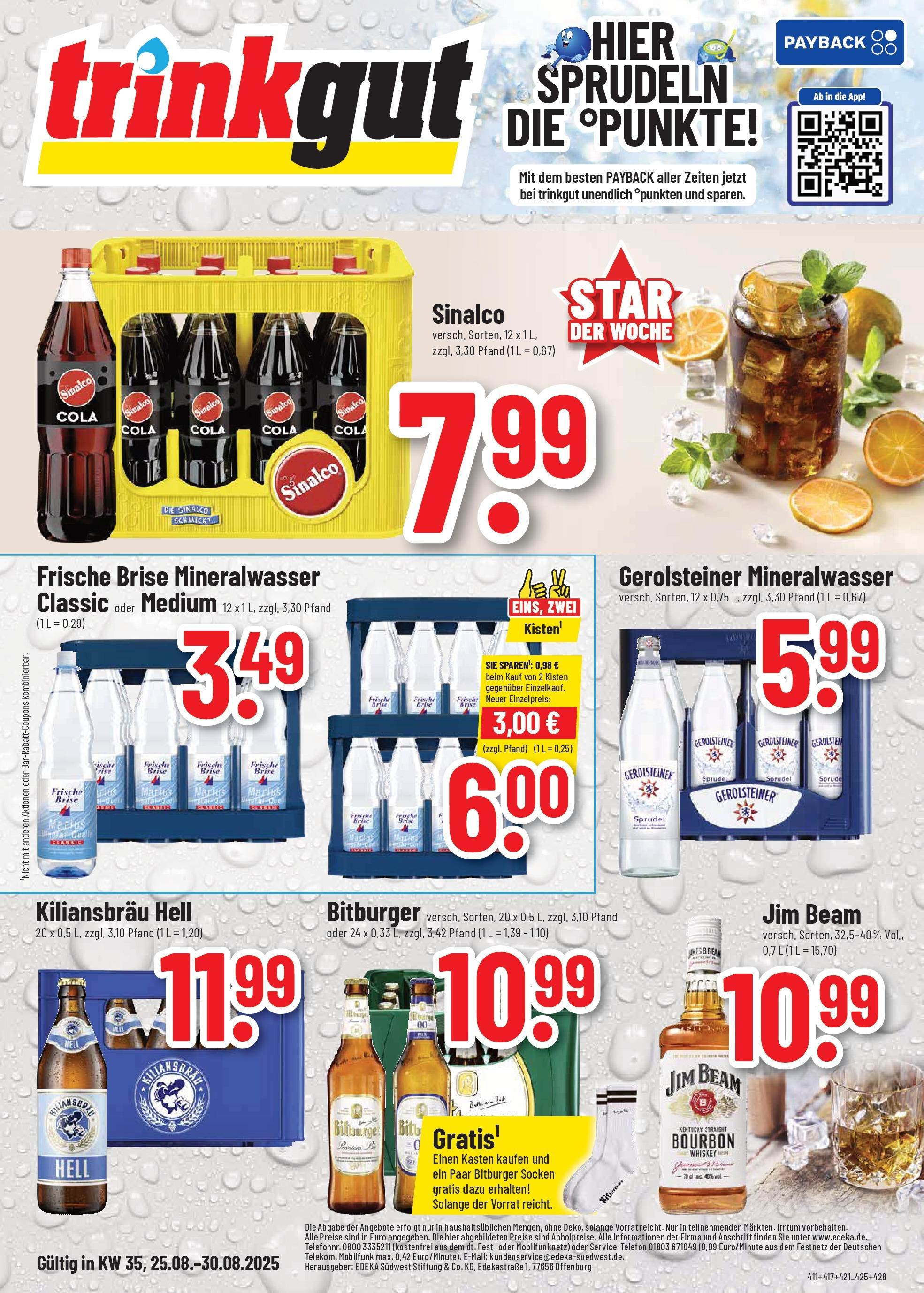 trinkgut - Trinkgut - Wochenangebote-Prospekt gültig vom 25.08. bis 30.08.