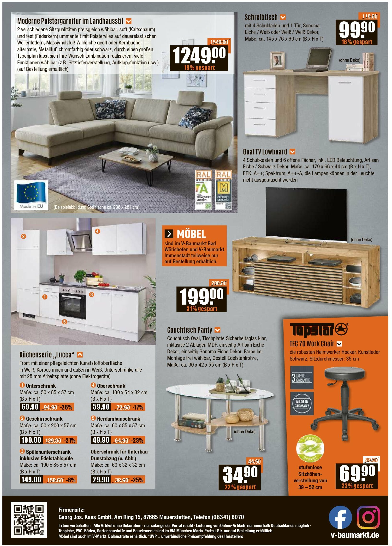 vmarkt - V-Baumarkt - Schwaben / Oberbayern-Prospekt gültig vom 28.08. bis 03.09. - page: 8