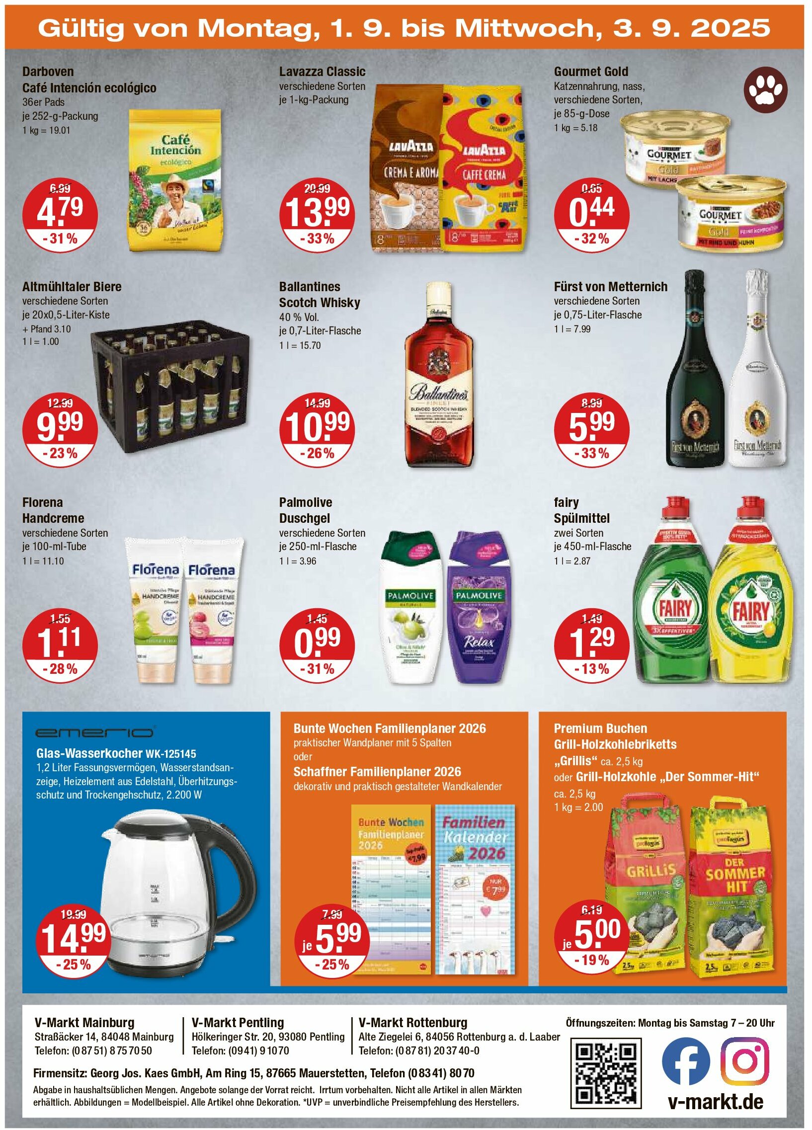 vmarkt - V-Markt - Schwaben / Oberbayern-Prospekt gültig vom 28.08. bis 03.09. - page: 20