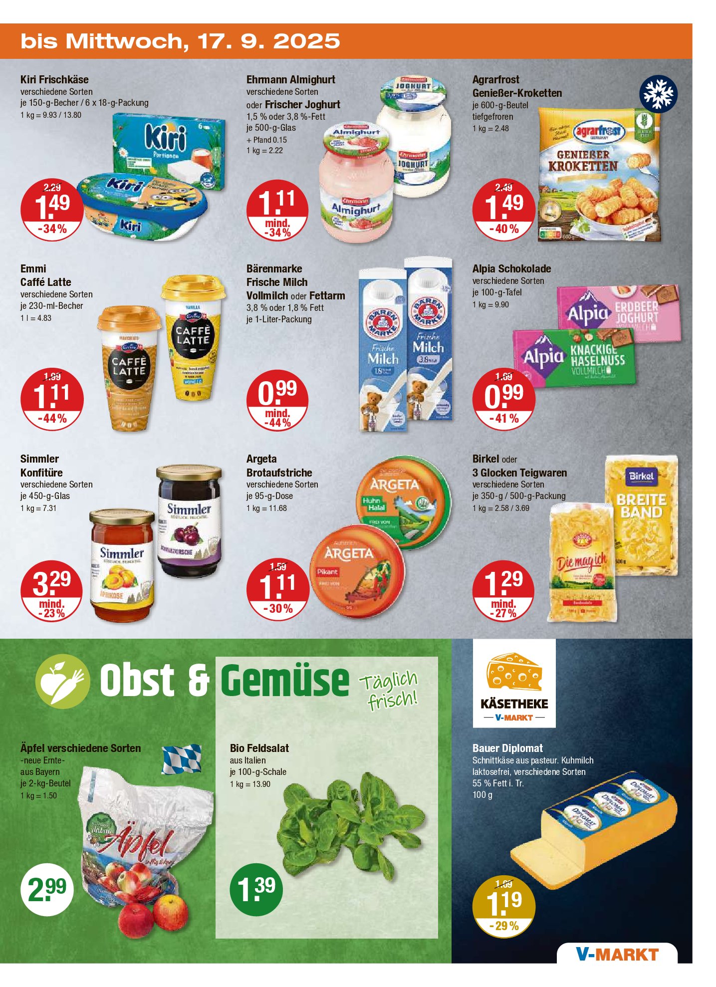vmarkt - V-Markt - Hallertau / Oberpfalz-Prospekt gültig vom 11.09. bis 17.09. - page: 27