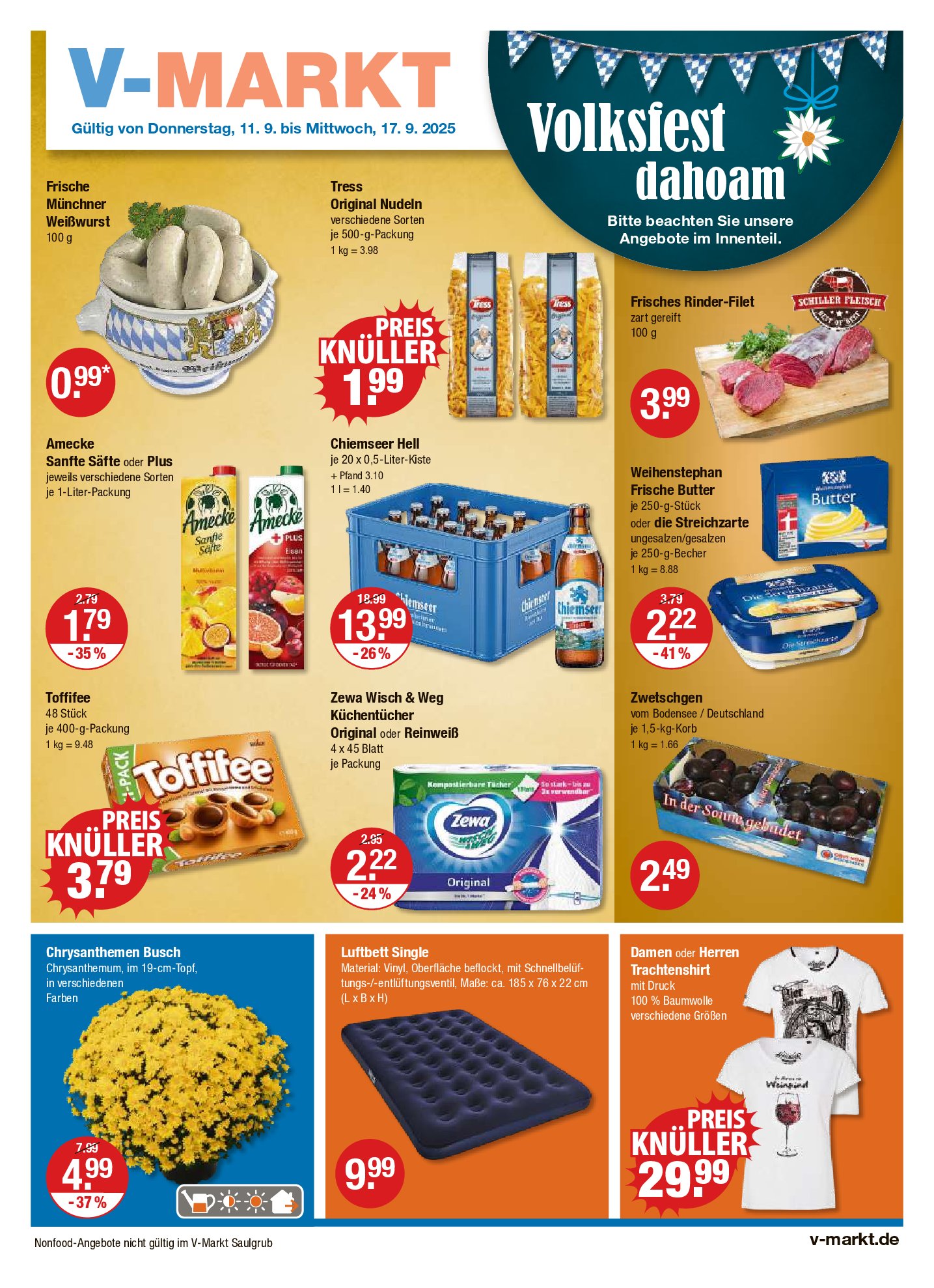 vmarkt - V-Markt - München-Prospekt gültig vom 11.09. bis 17.09.