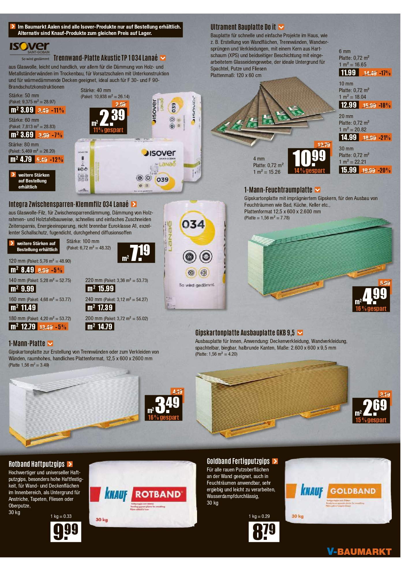 vmarkt - V-Baumarkt - Schwaben / Oberbayern-Prospekt gültig vom 11.09. bis 17.09. - page: 7
