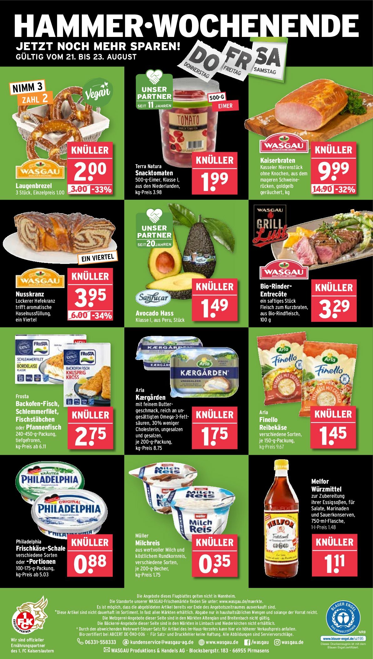 wasgau - Wasgau-Prospekt gültig vom 18.08. bis 23.08. - page: 28