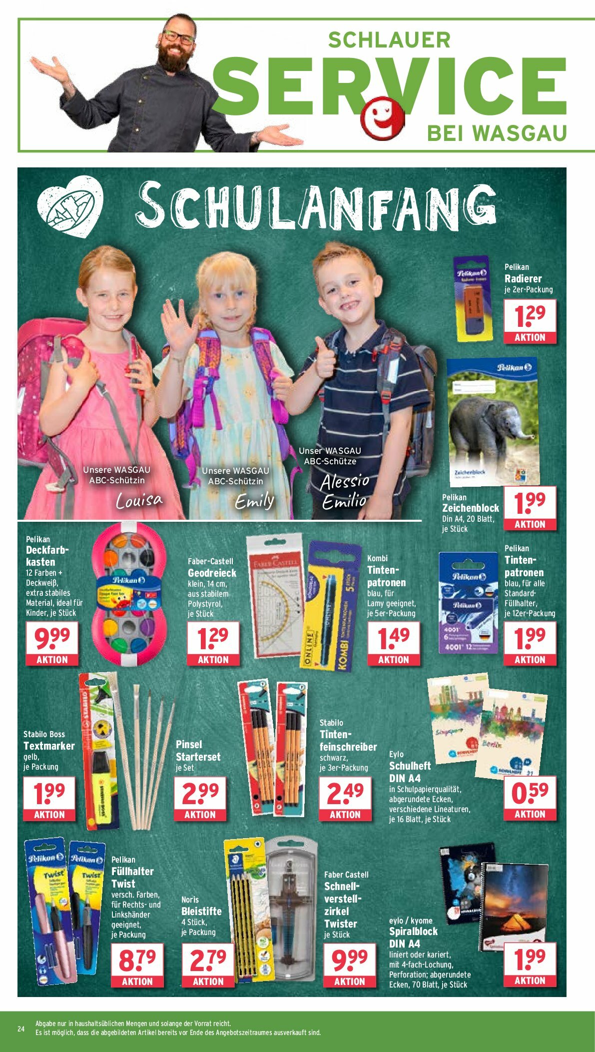 wasgau - Wasgau-Prospekt gültig vom 18.08. bis 23.08. - page: 24