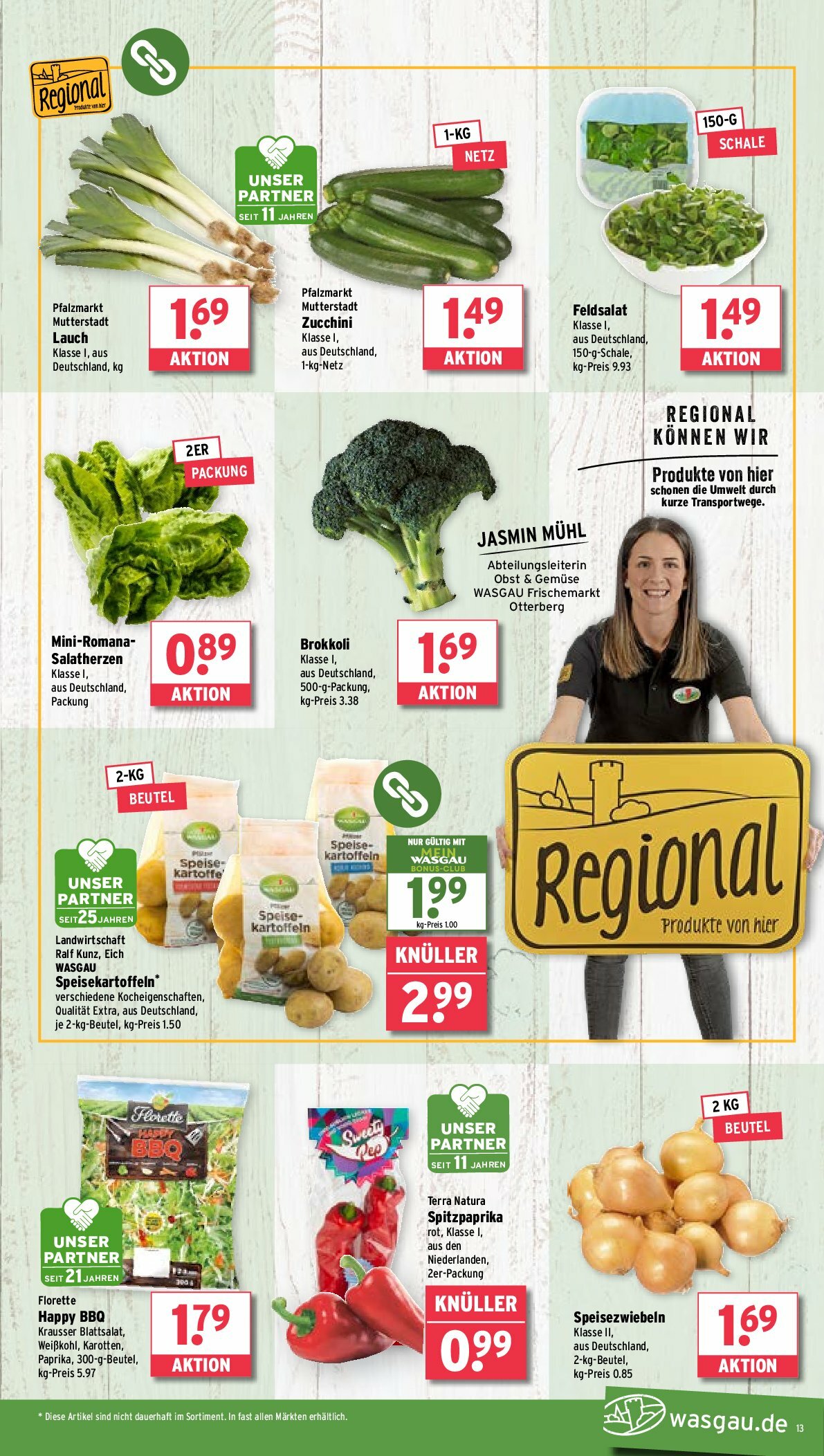 wasgau - Wasgau-Prospekt gültig vom 18.08. bis 23.08. - page: 13