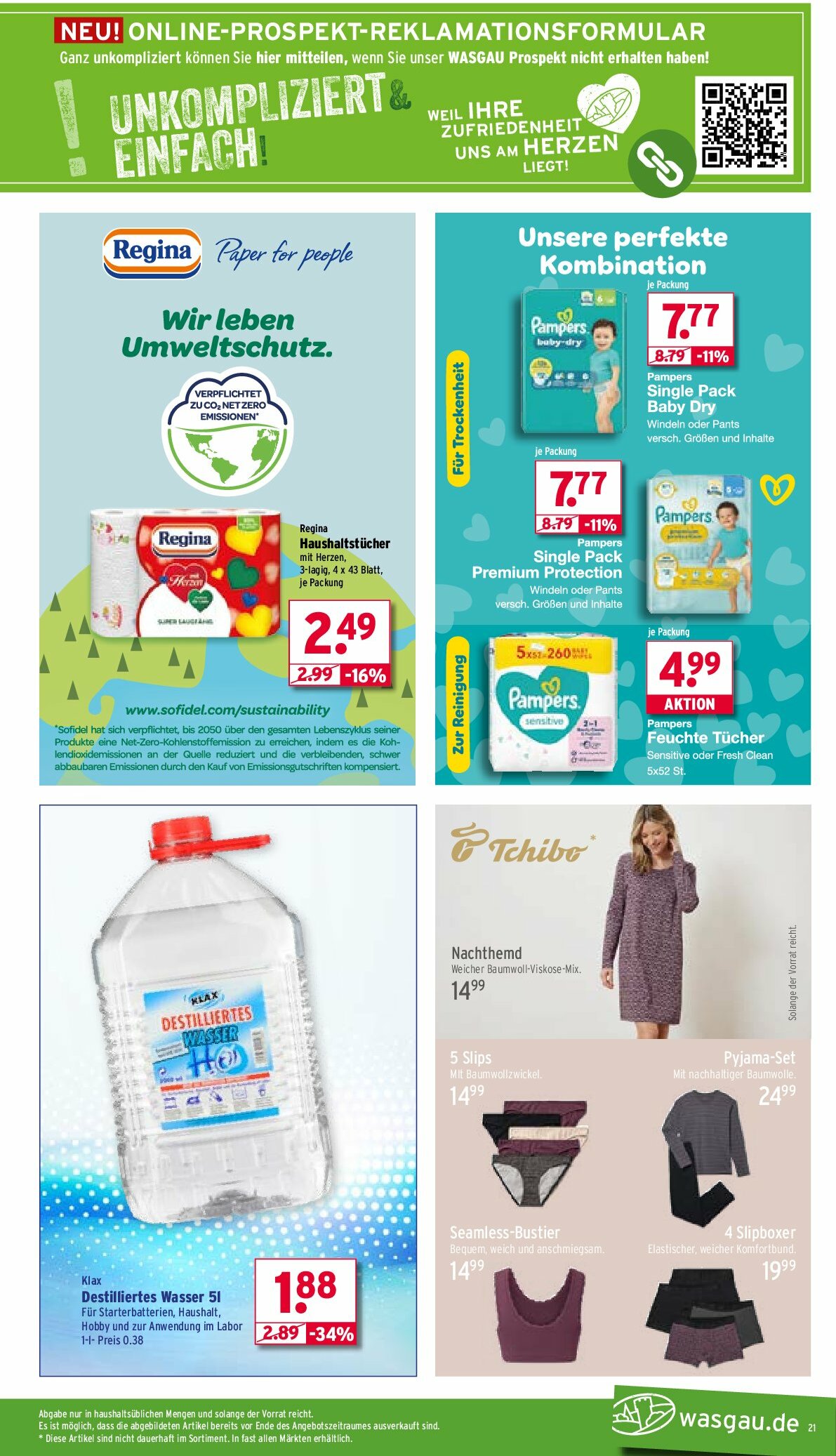 wasgau - Wasgau-Prospekt gültig vom 25.08. bis 30.08. - page: 21