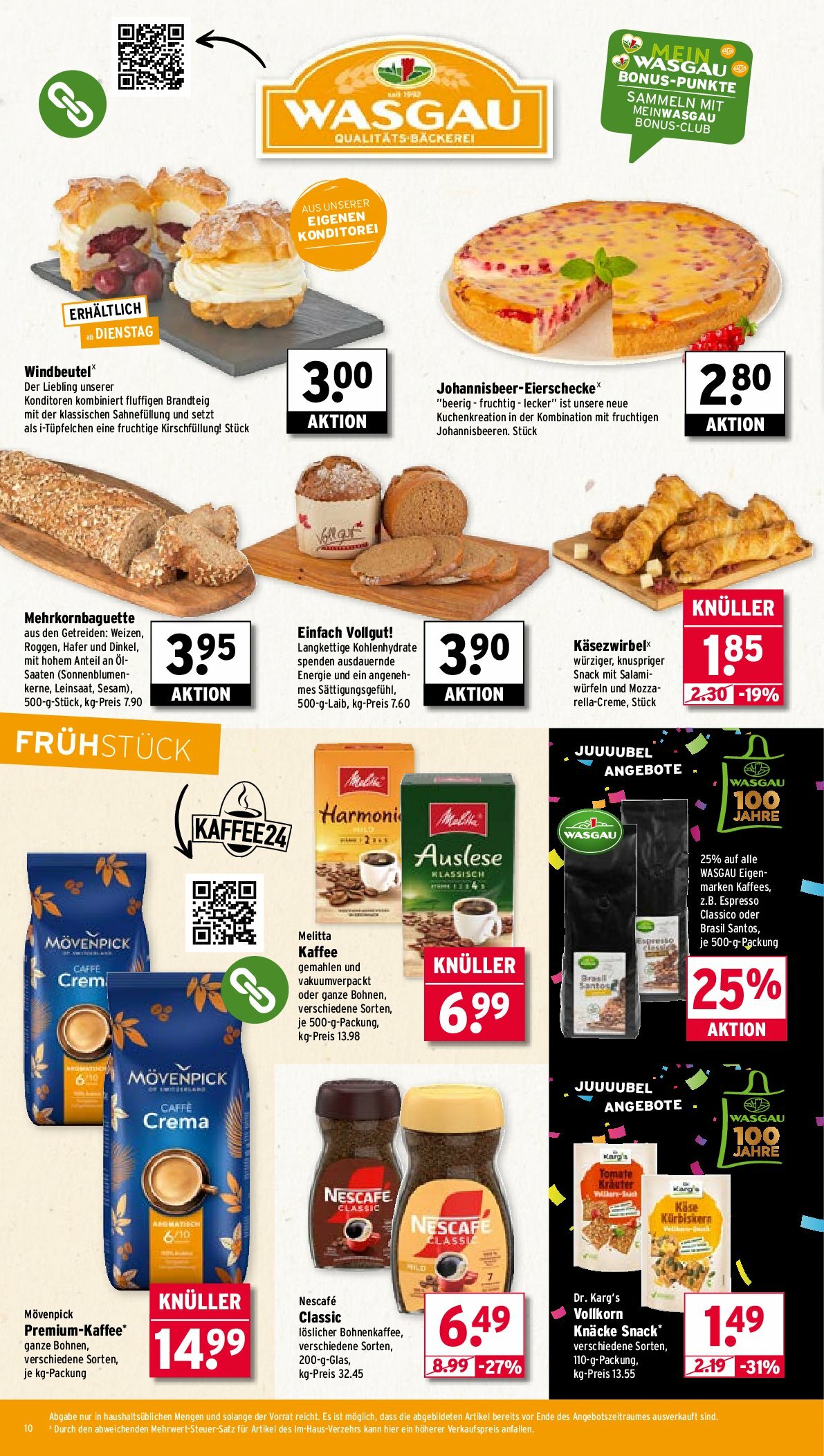 wasgau - Wasgau-Prospekt gültig vom 25.08. bis 30.08. - page: 10