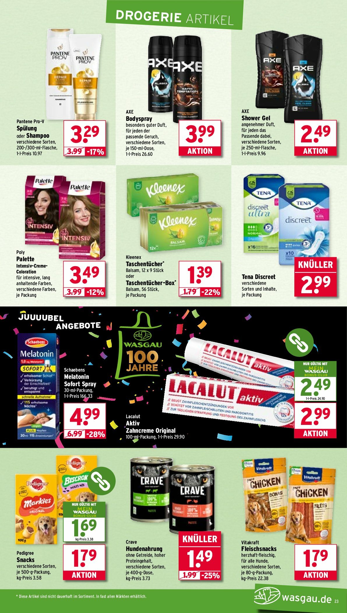 wasgau - Wasgau-Prospekt gültig vom 25.08. bis 30.08. - page: 23