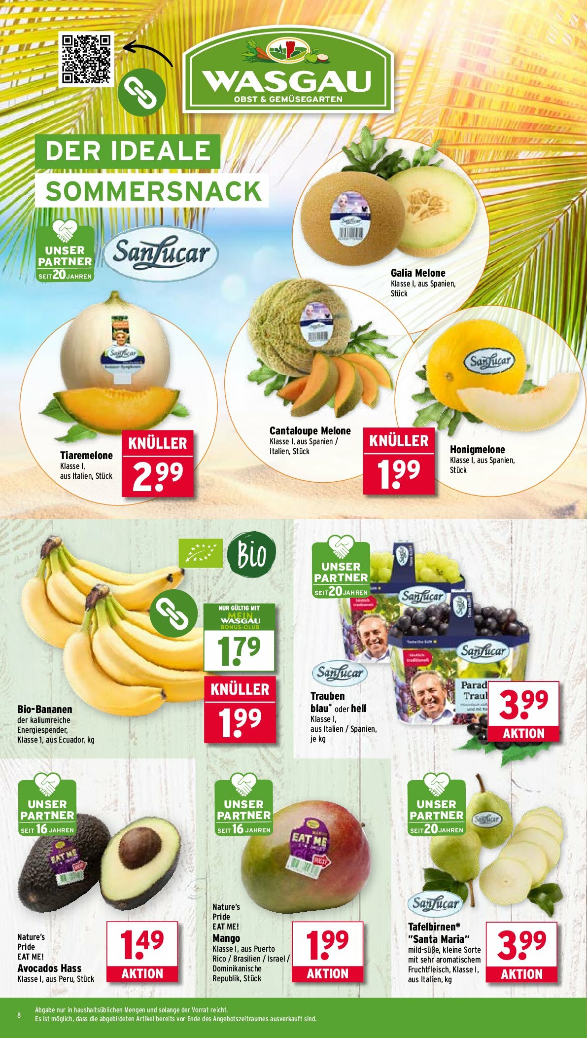 wasgau - Wasgau-Prospekt gültig vom 25.08. bis 30.08. - page: 8