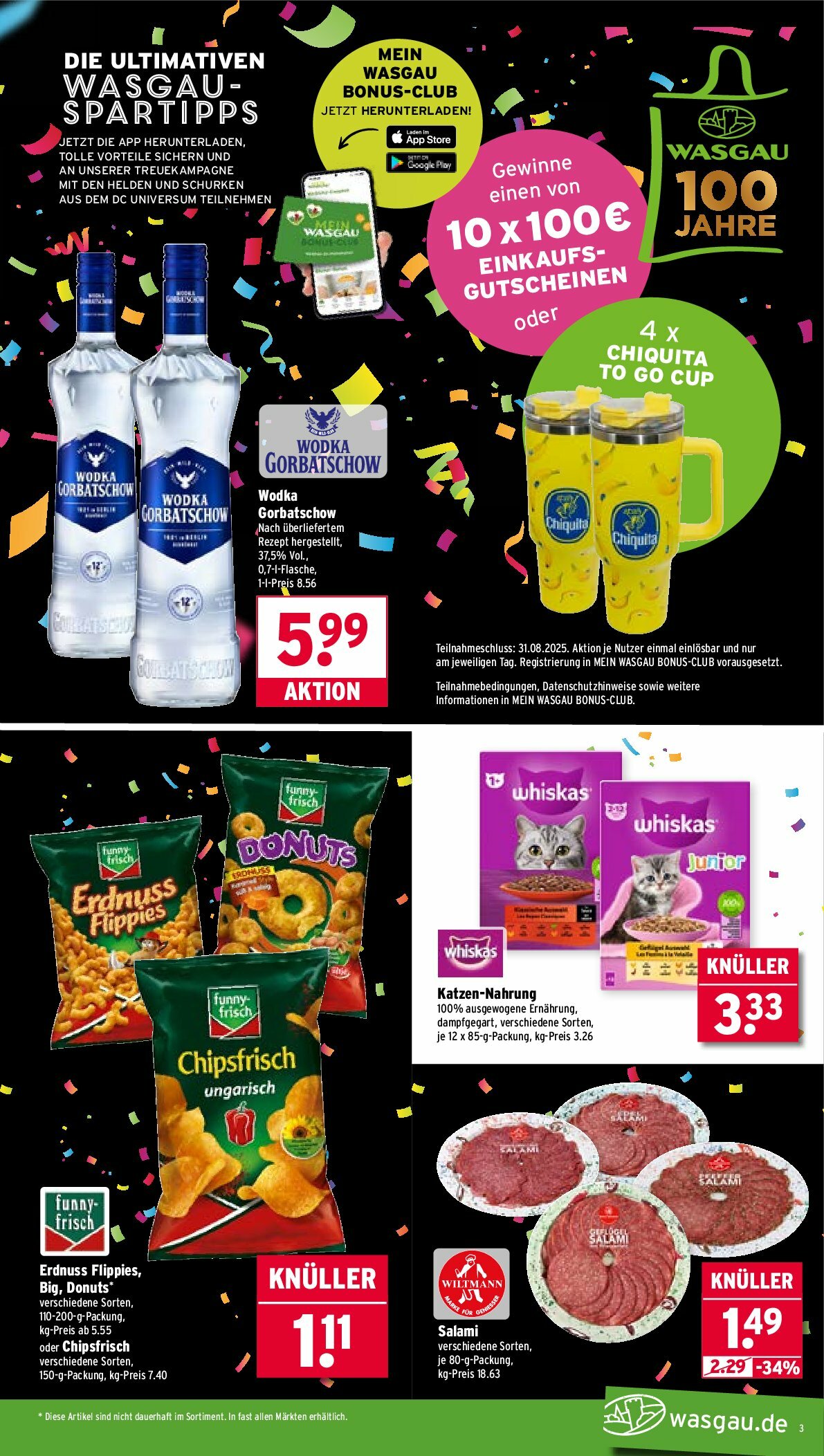 wasgau - Wasgau-Prospekt gültig vom 25.08. bis 30.08. - page: 3