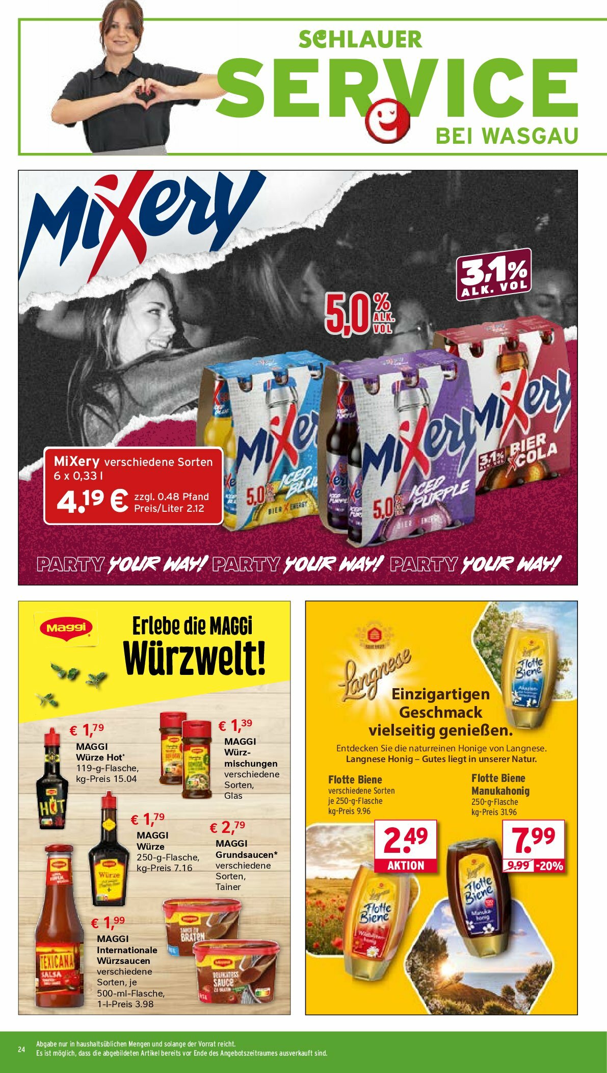 wasgau - Wasgau-Prospekt gültig vom 01.09. bis 06.09. - page: 24