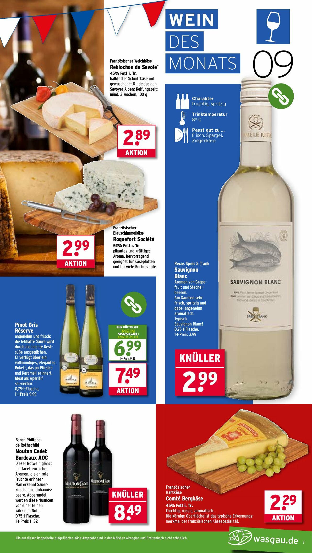 wasgau - Wasgau-Prospekt gültig vom 01.09. bis 06.09. - page: 7