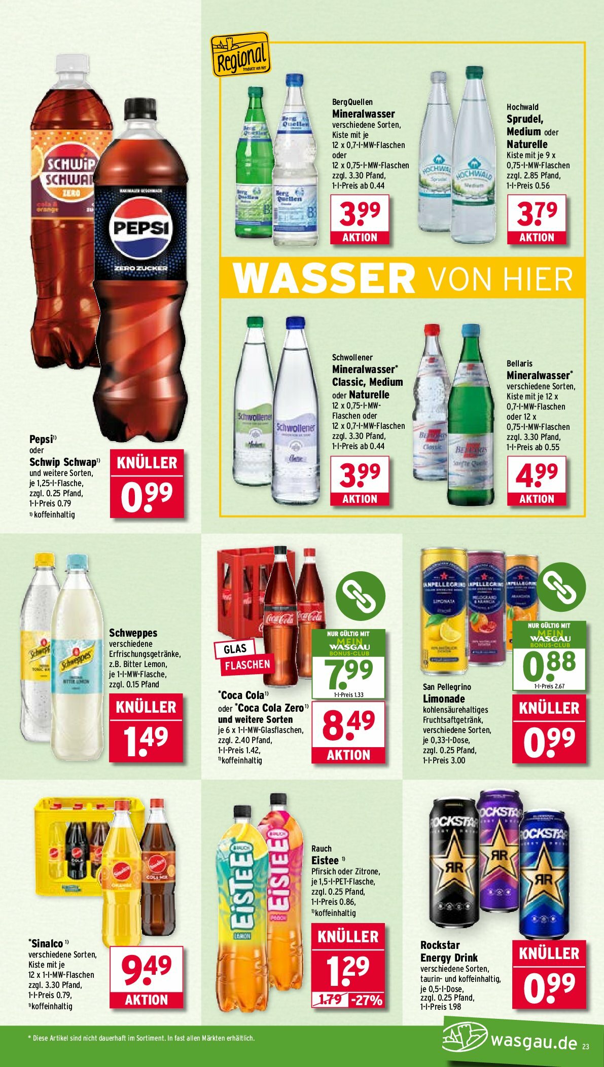 wasgau - Wasgau-Prospekt gültig vom 01.09. bis 06.09. - page: 23