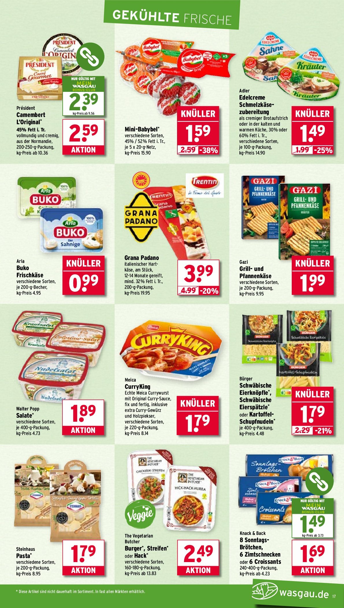 wasgau - Wasgau-Prospekt gültig vom 01.09. bis 06.09. - page: 17