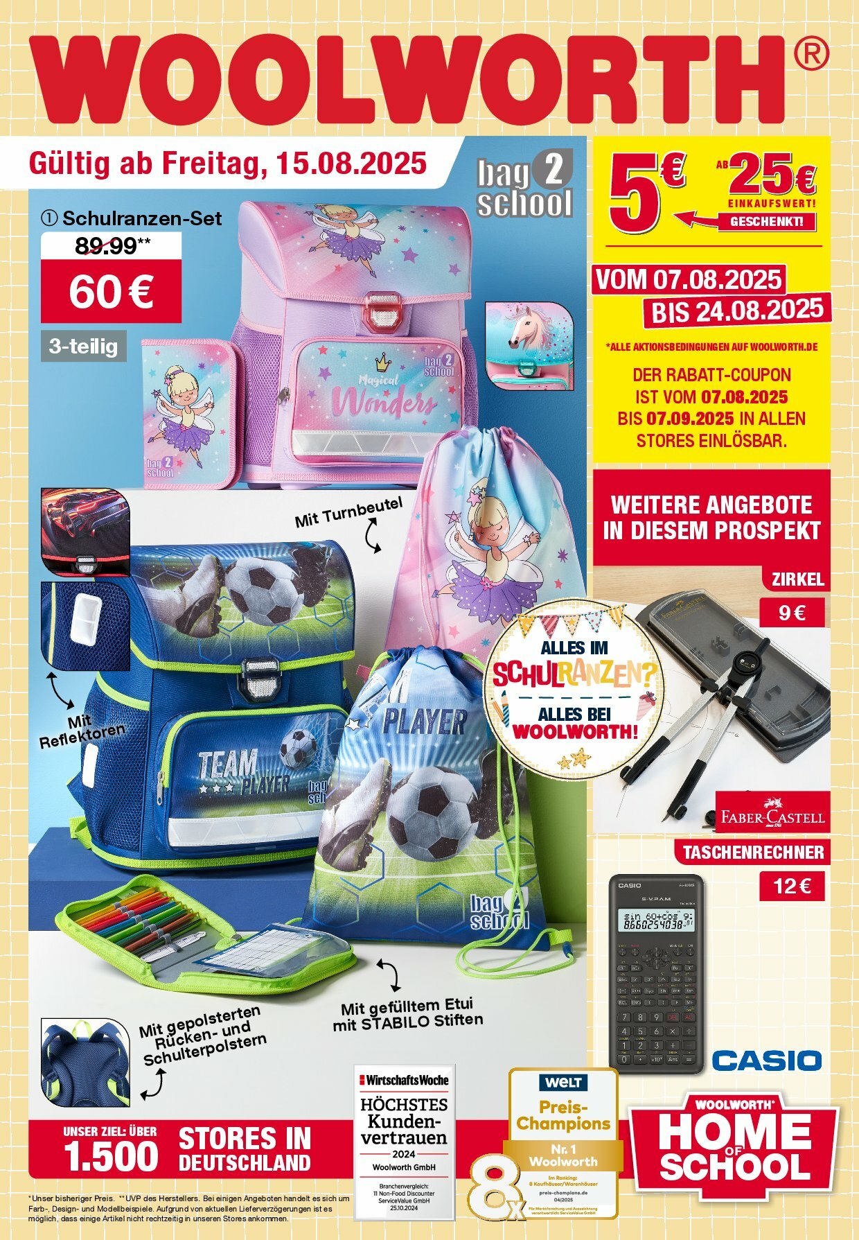 woolworth - Woolworth-Prospekt gültig vom 15.08. bis 25.08.