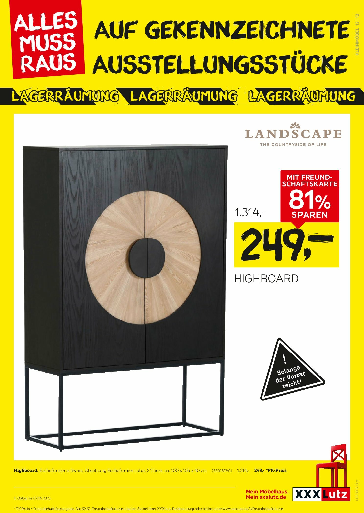 xxxlutz - XXXlutz - Größte Lagerräumungsverkauf-Prospekt gültig vom 25.08. bis 07.09. - page: 13