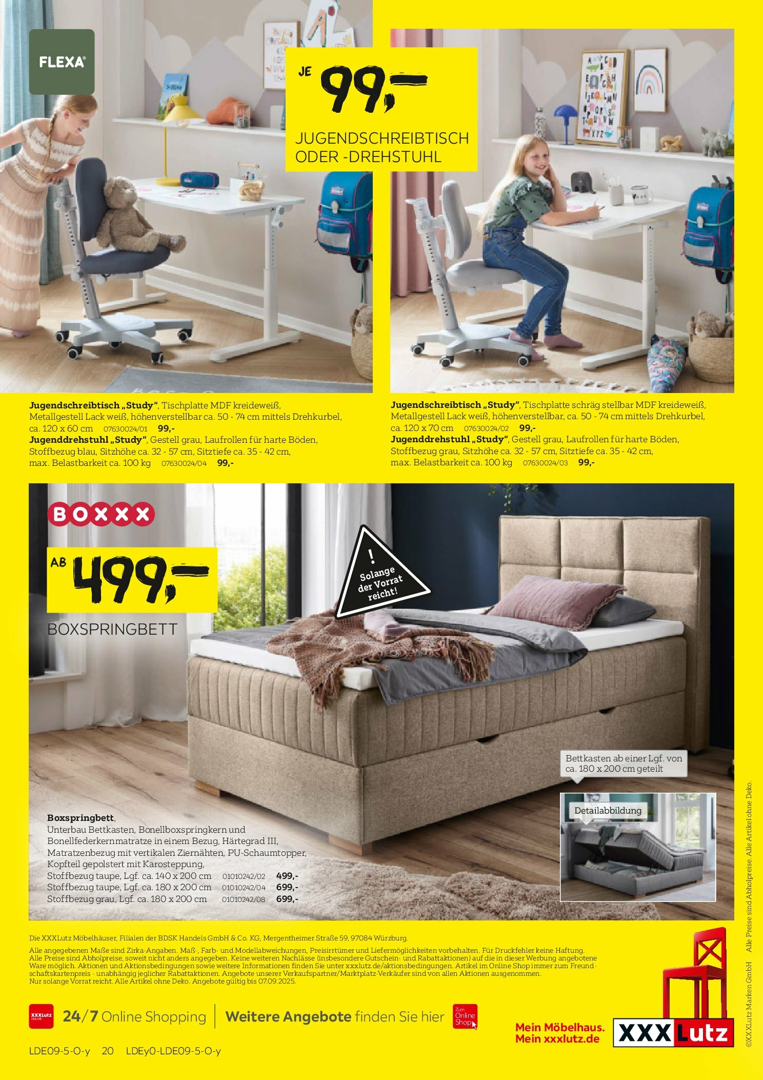 xxxlutz - XXXlutz - Größte Lagerräumungsverkauf-Prospekt gültig vom 25.08. bis 07.09. - page: 20