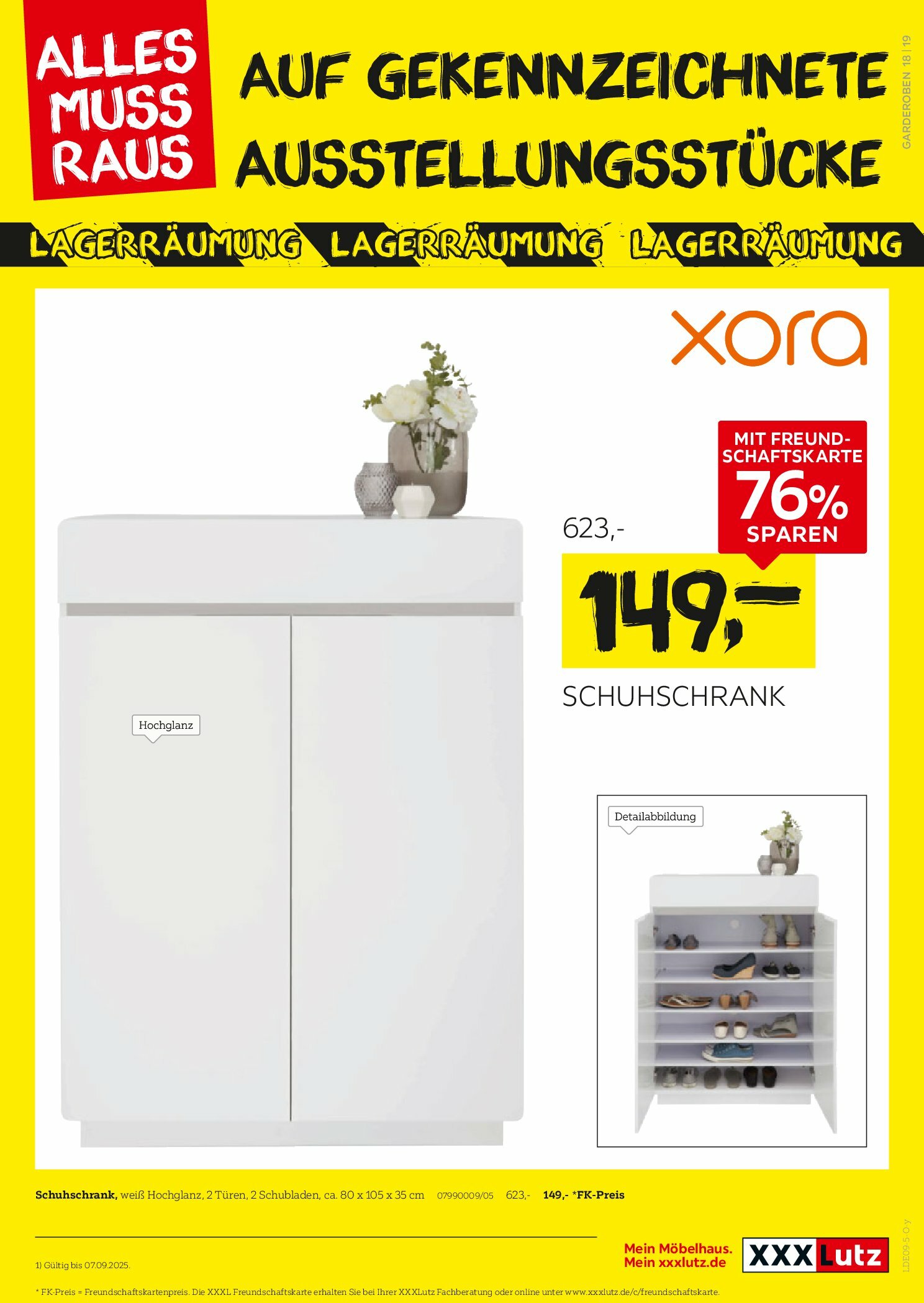 xxxlutz - XXXlutz - Größte Lagerräumungsverkauf-Prospekt gültig vom 25.08. bis 07.09. - page: 19