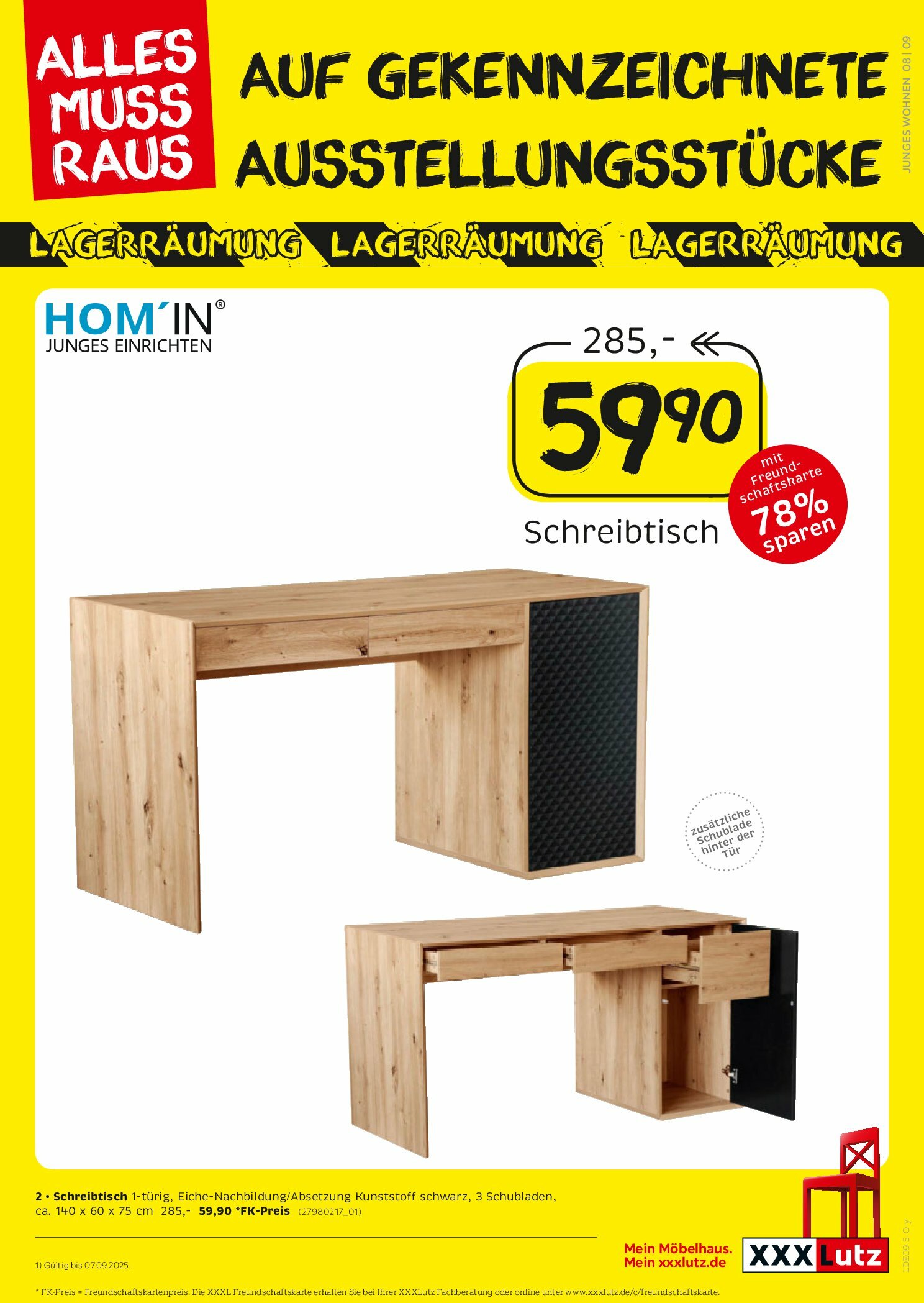 xxxlutz - XXXlutz - Größte Lagerräumungsverkauf-Prospekt gültig vom 25.08. bis 07.09. - page: 9