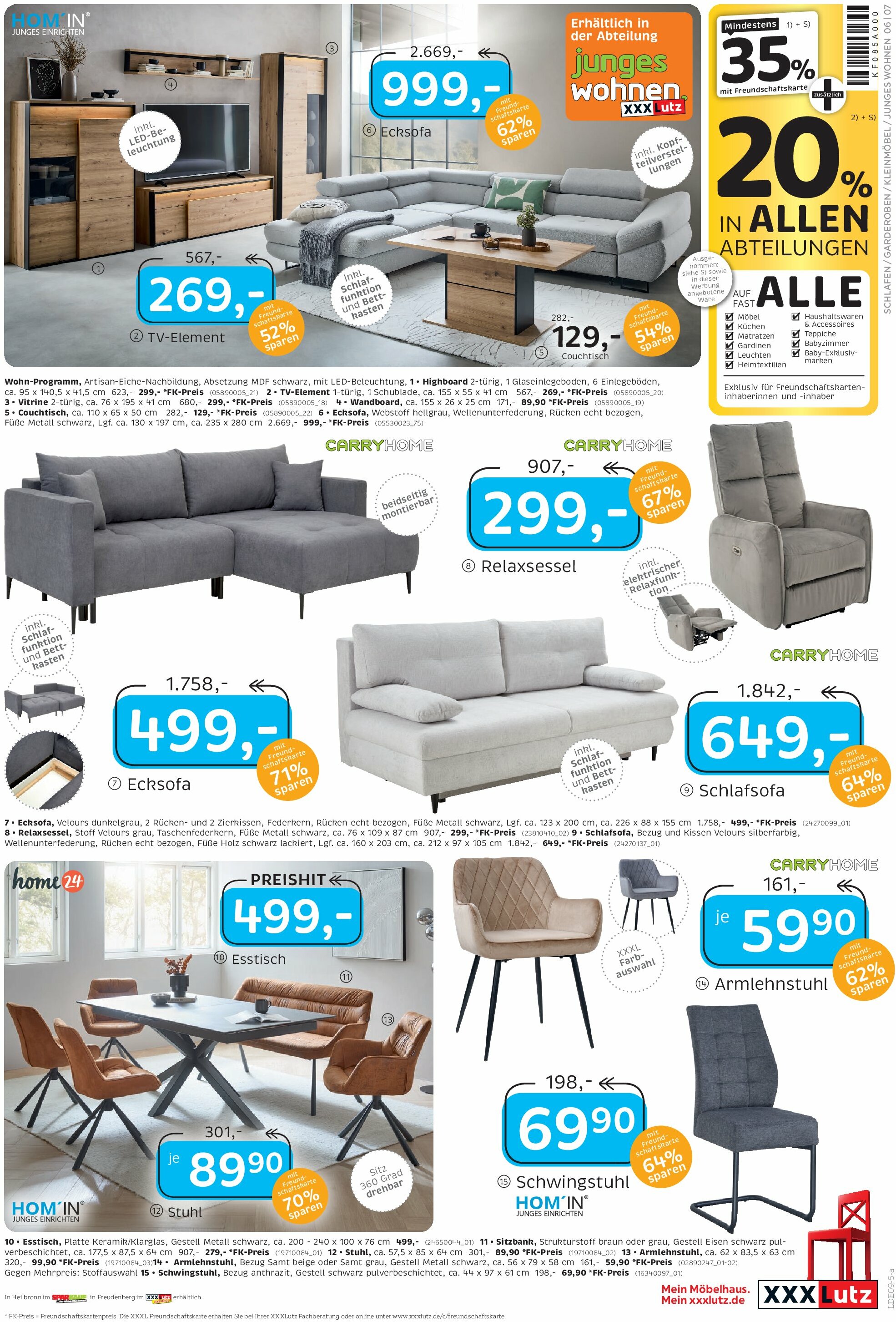 xxxlutz - XXXlutz - Polstermöbel-Testerinnen und -Tester gesucht!-Prospekt gültig vom 25.08. bis 06.09. - page: 7