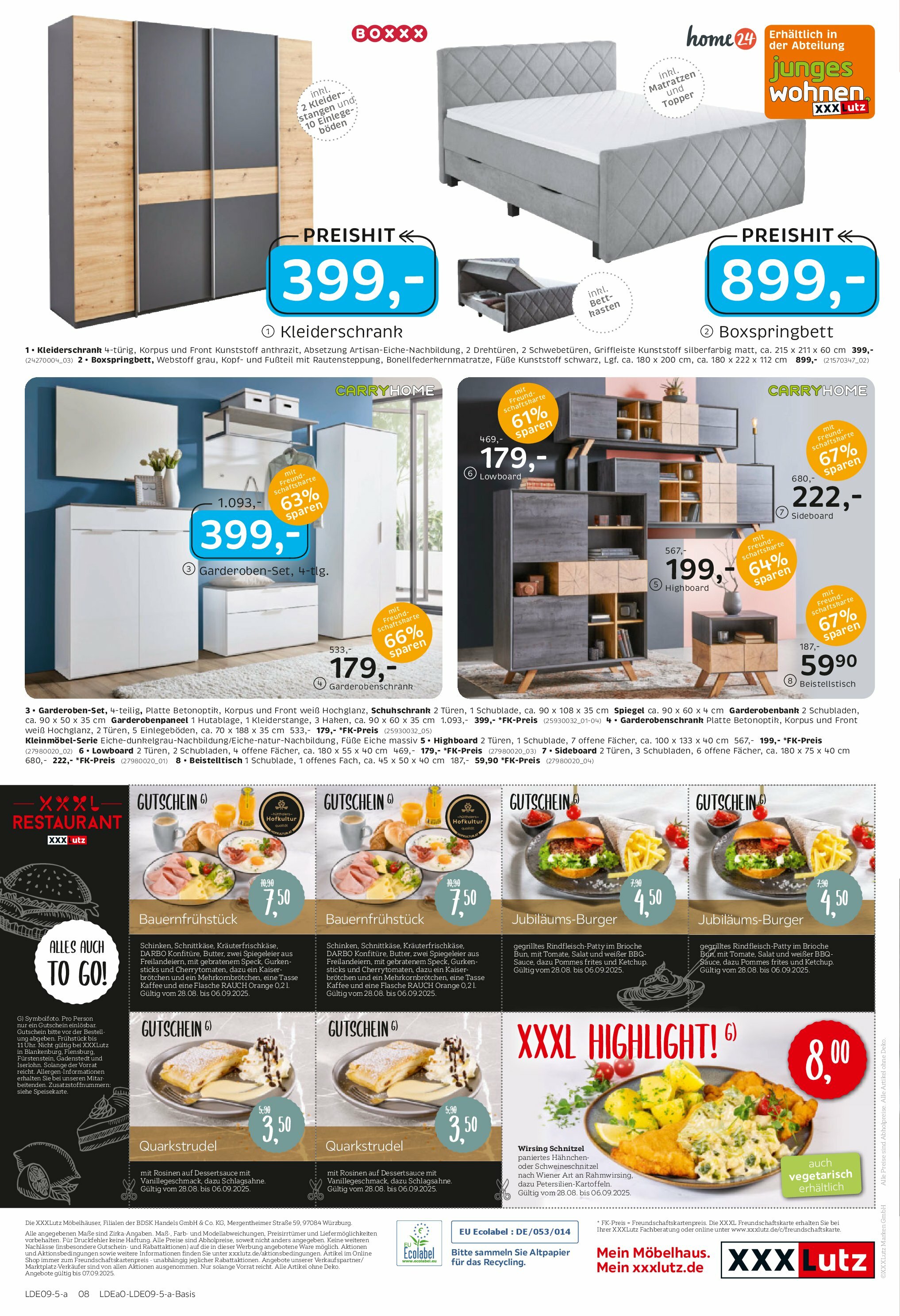 xxxlutz - XXXlutz - Polstermöbel-Testerinnen und -Tester gesucht!-Prospekt gültig vom 25.08. bis 06.09. - page: 20