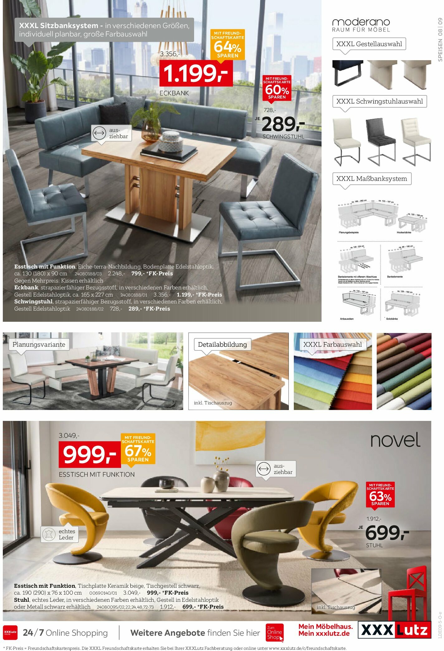 xxxlutz - XXXlutz - Speisen Spezial-Prospekt gültig vom 25.08. bis 07.09. - page: 9