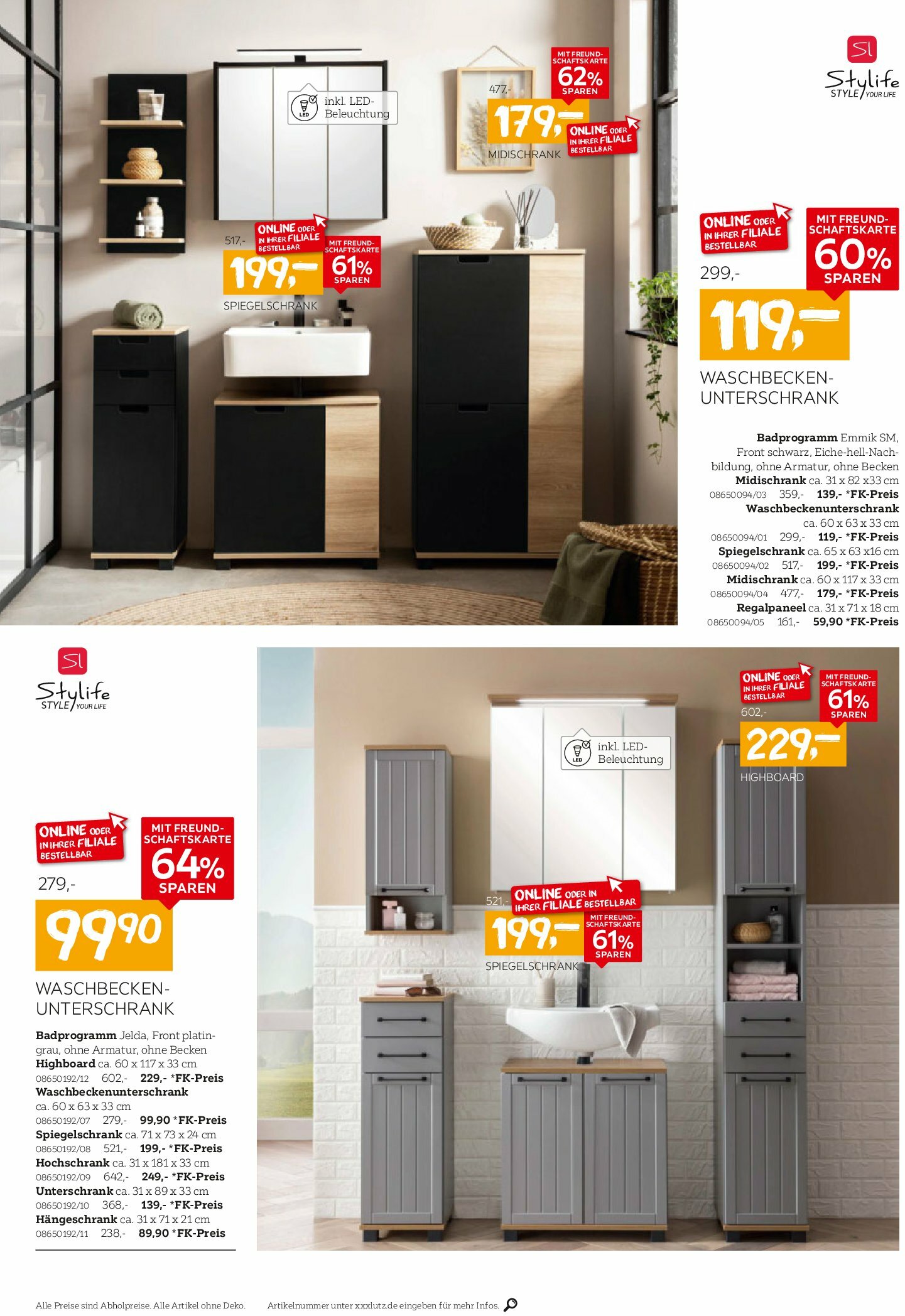 xxxlutz - XXXlutz - Bad Spezial-Prospekt gültig vom 25.08. bis 07.09. - page: 6