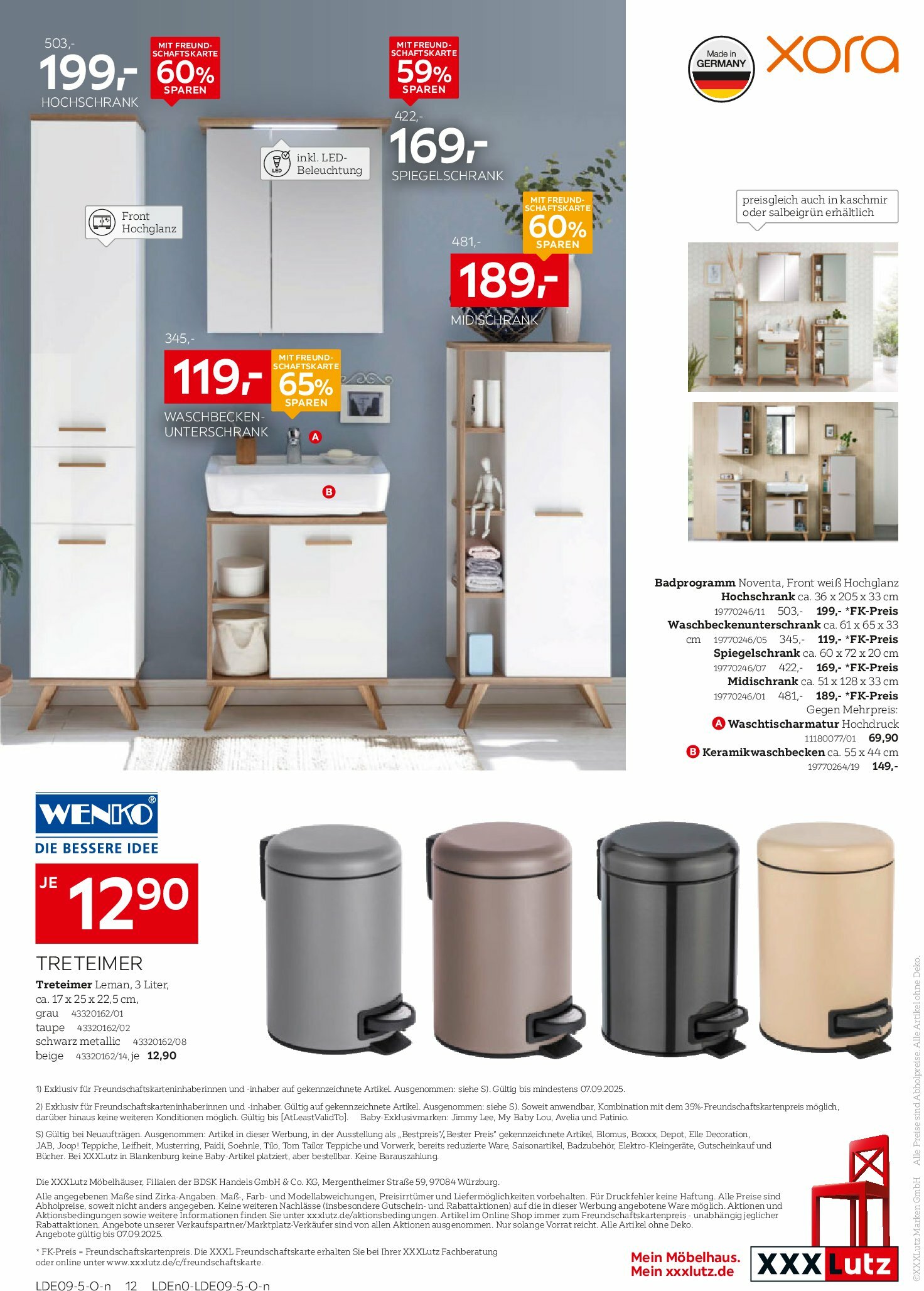 xxxlutz - XXXlutz - Bad Spezial-Prospekt gültig vom 25.08. bis 07.09. - page: 12