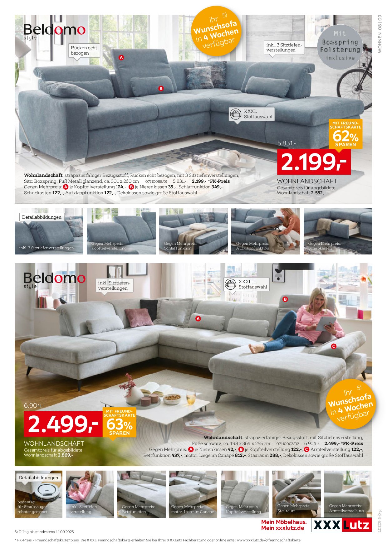 xxxlutz - XXXlutz - Polster Spezial-Prospekt gültig vom 01.09. bis 14.09. - page: 9