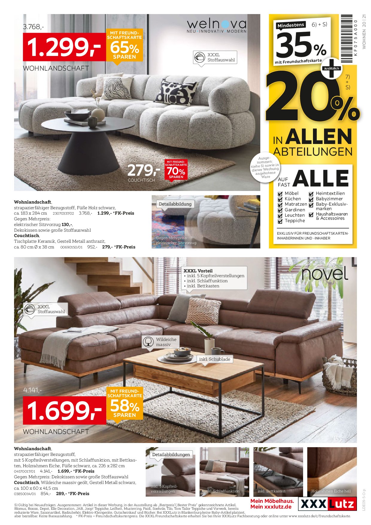 xxxlutz - XXXlutz - Polster Spezial-Prospekt gültig vom 01.09. bis 14.09. - page: 21