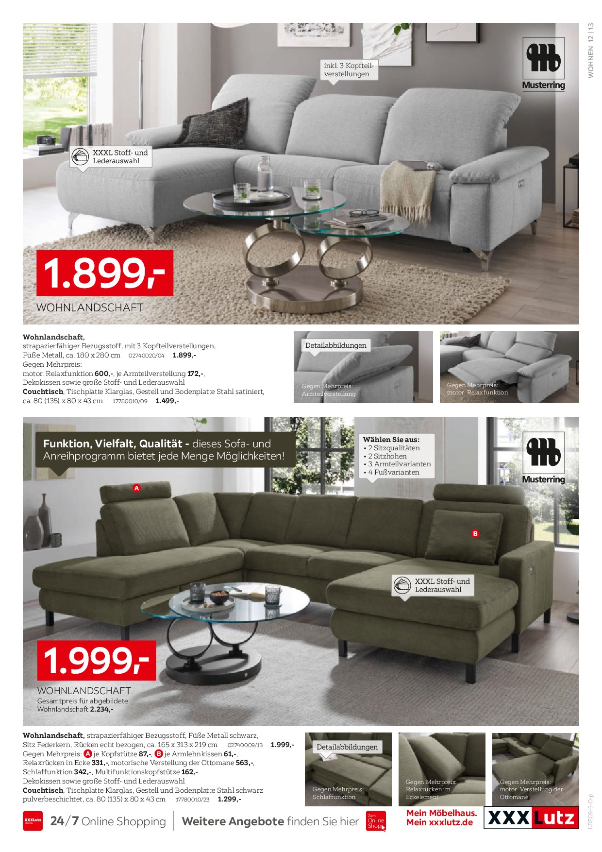 xxxlutz - XXXlutz - Polster Spezial-Prospekt gültig vom 01.09. bis 14.09. - page: 13