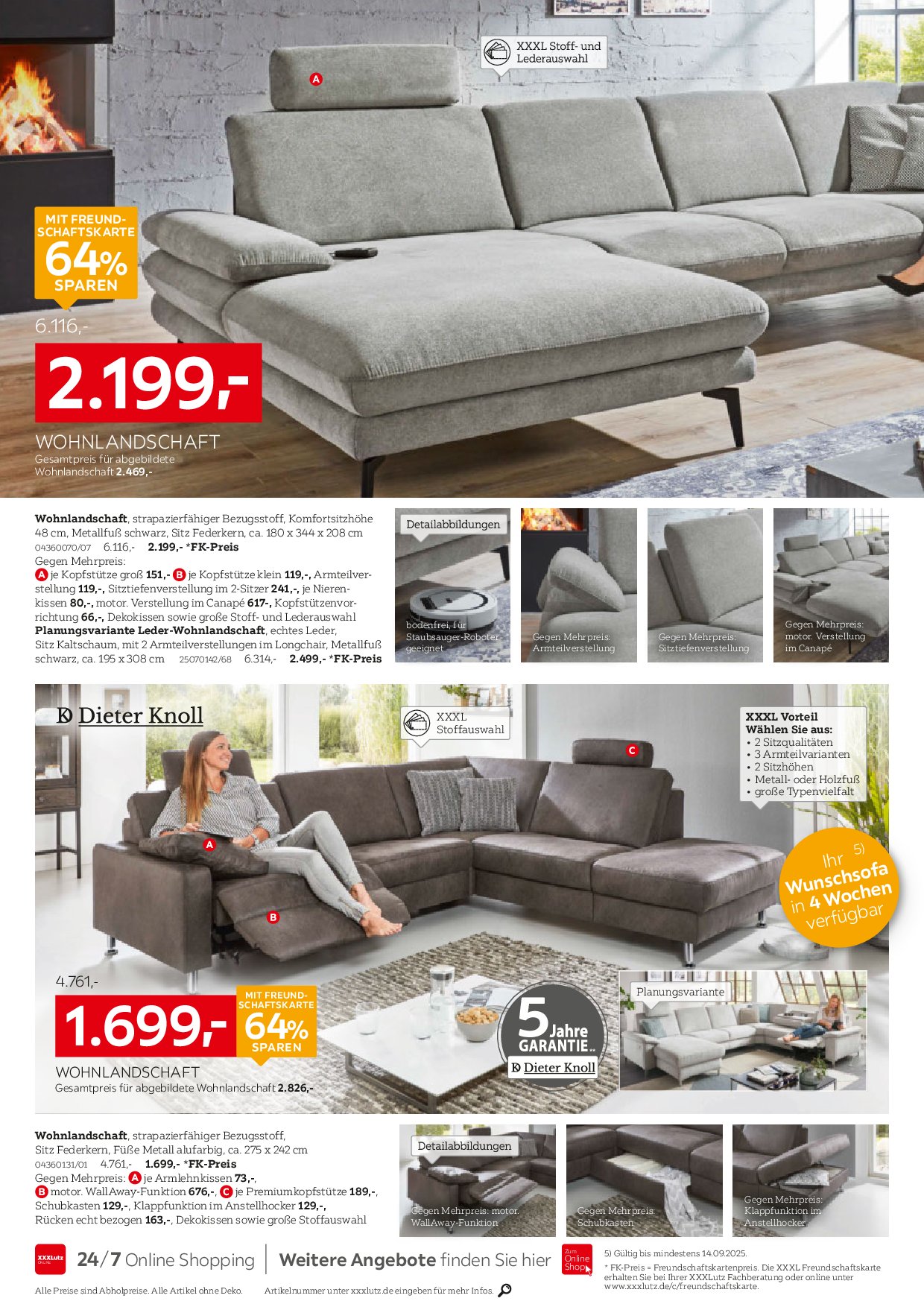 xxxlutz - XXXlutz - Polster Spezial-Prospekt gültig vom 01.09. bis 14.09. - page: 16